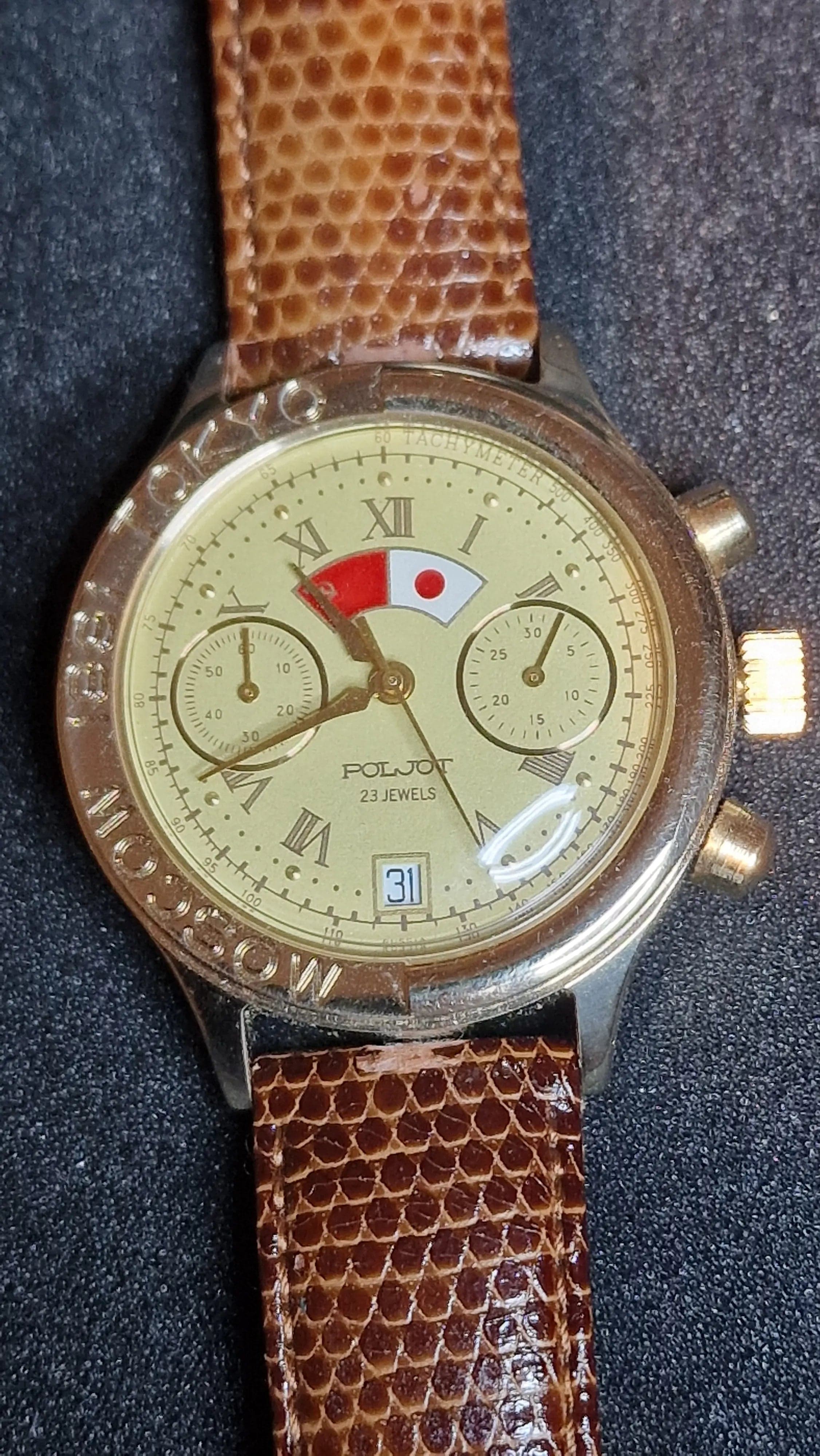 ⌚ Poljot “Moscow 1992 – Rome” Mechanical Chronograph 🇷🇺🇮🇹 | Limited 12115/25000 ✅