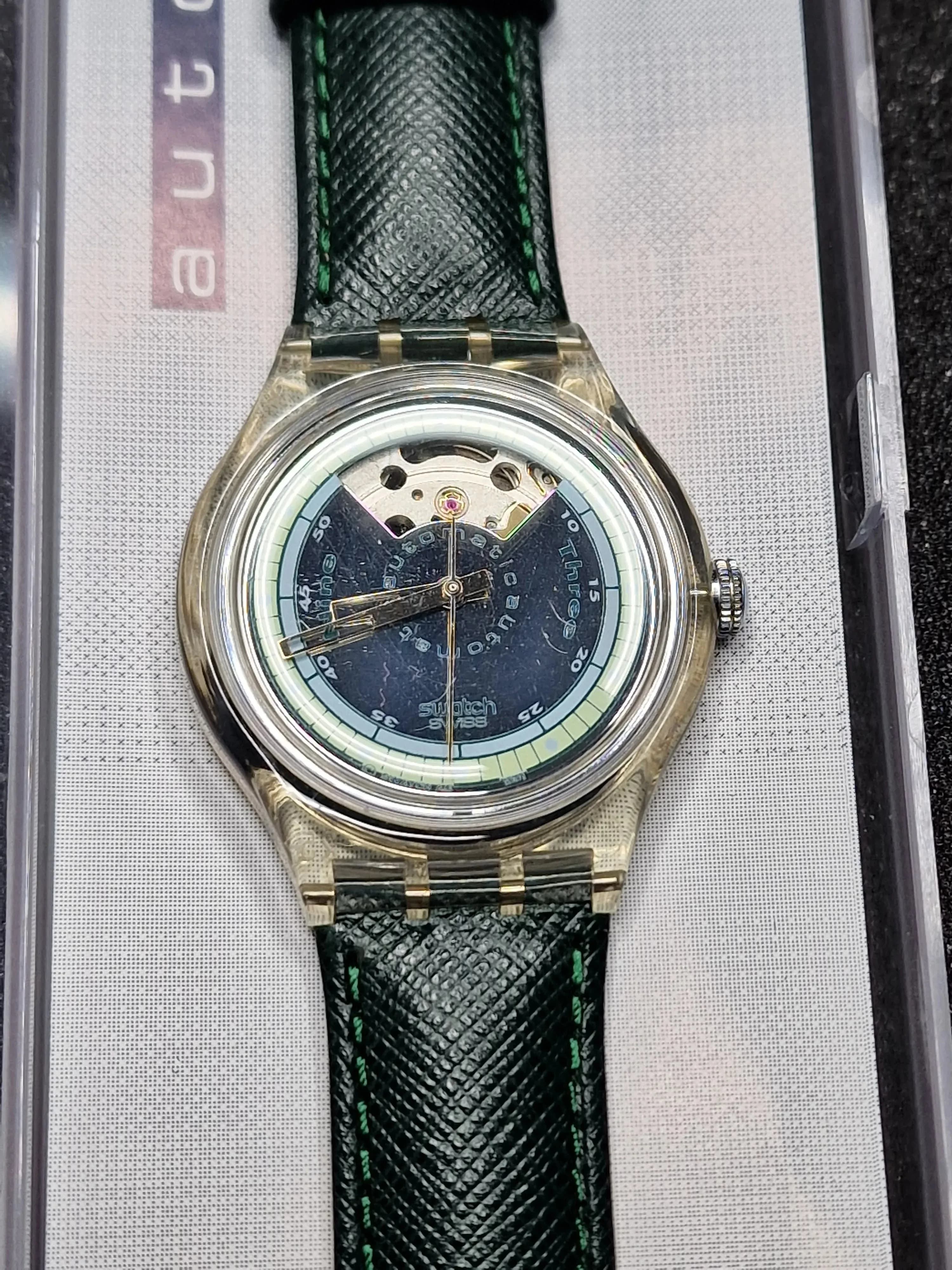 Swatch Time to Move SAK102 – 1992 – NOS – Green Strap