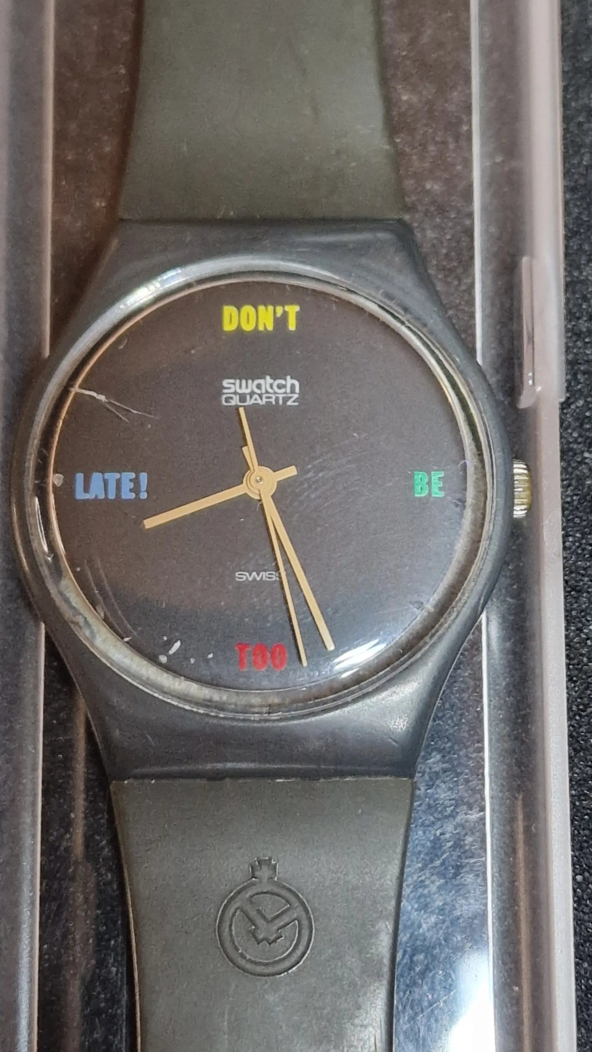 Swatch GA100 – “Don’t Be Too Late” (1984) – Vintage Classic