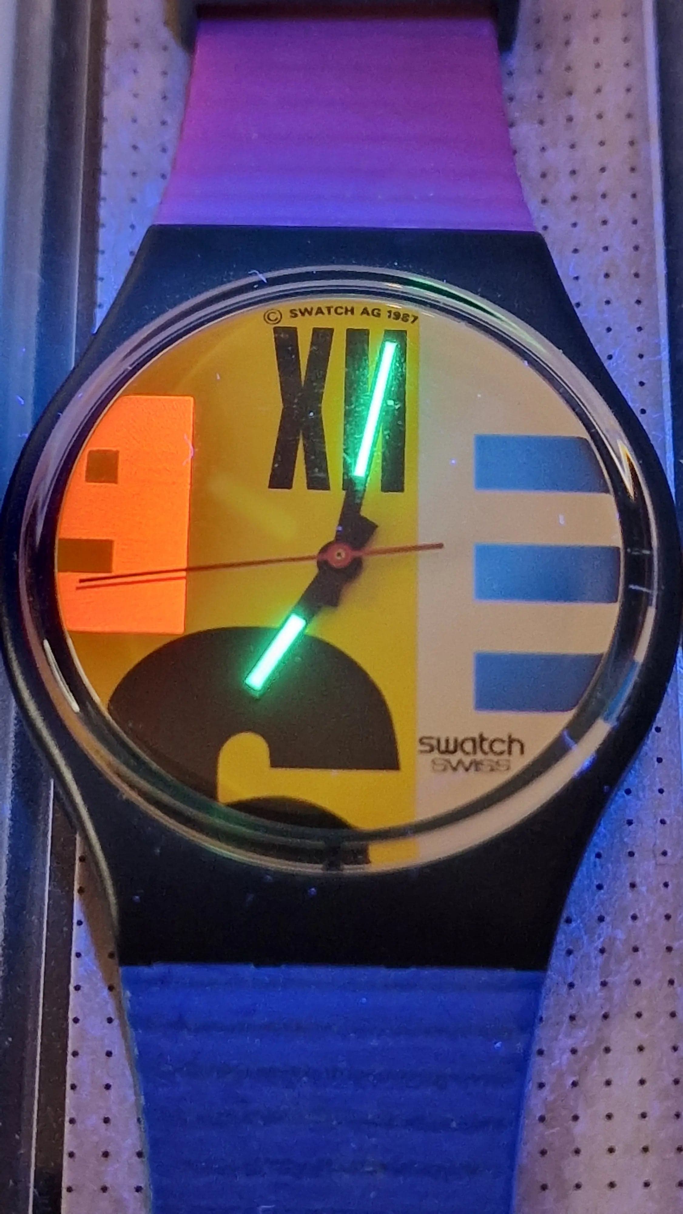 Swatch GB117 – “Nine to Six” (1987)