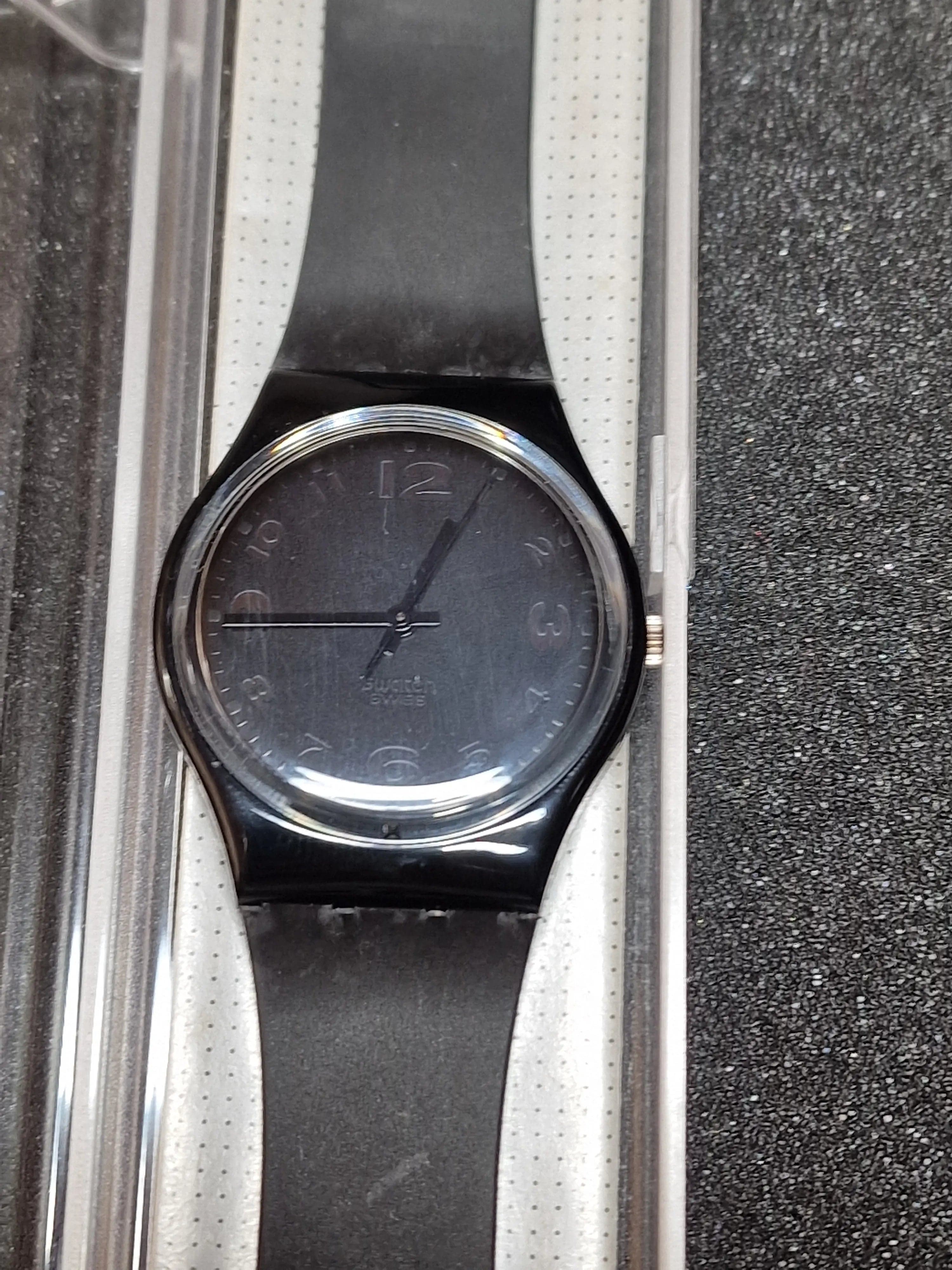 🍷⏱️ Swatch Irony Chrono YVS464 “Wine Grid” (AG2019)