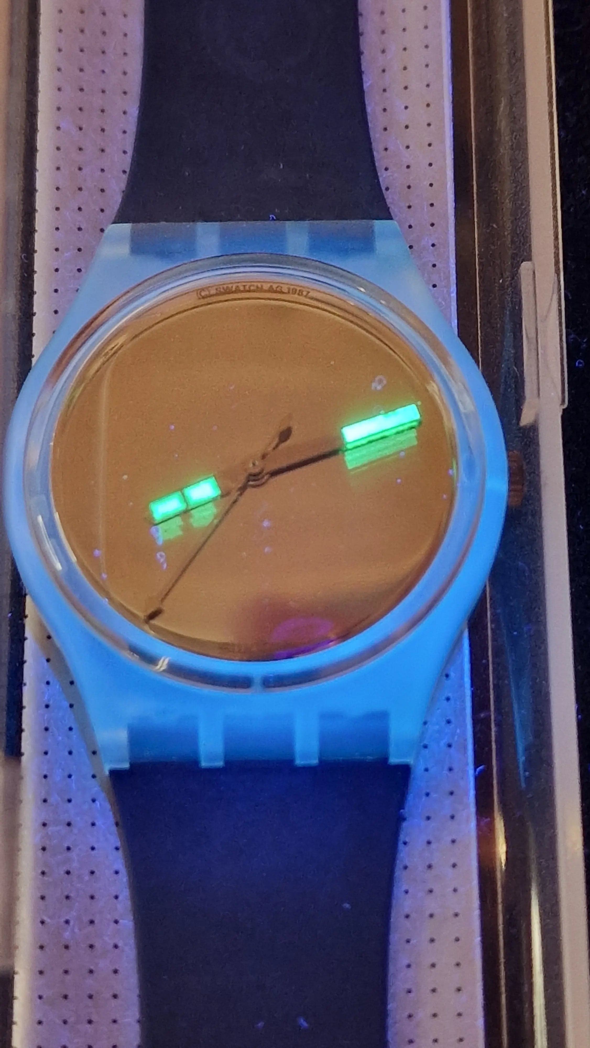 🟡 Swatch GJ101 – “Follow Me” (1987)