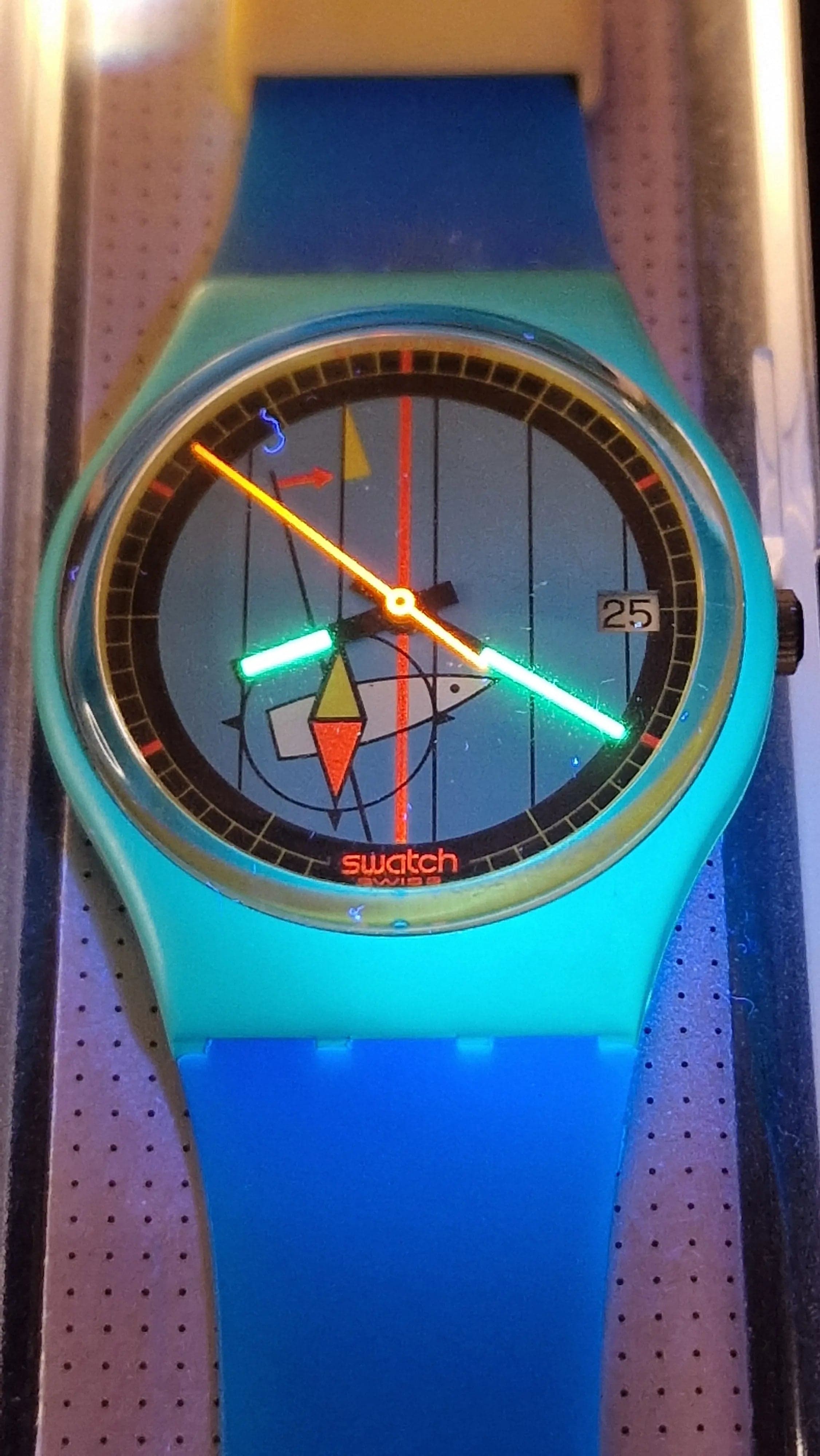 Swatch GL400 – “Pago Pago” (1986) – Vintage Original