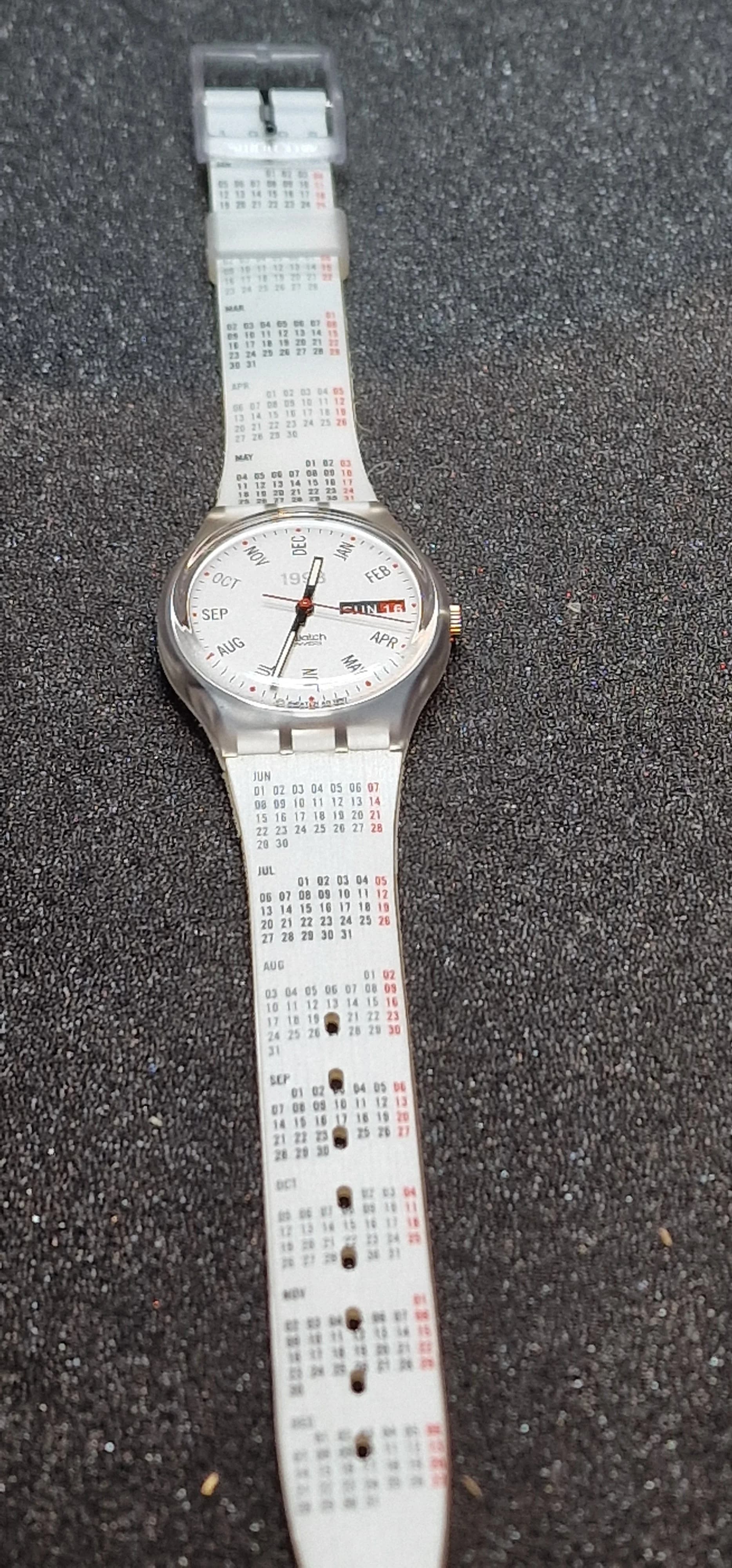 SWATCH Classic White – GB706 (1985)