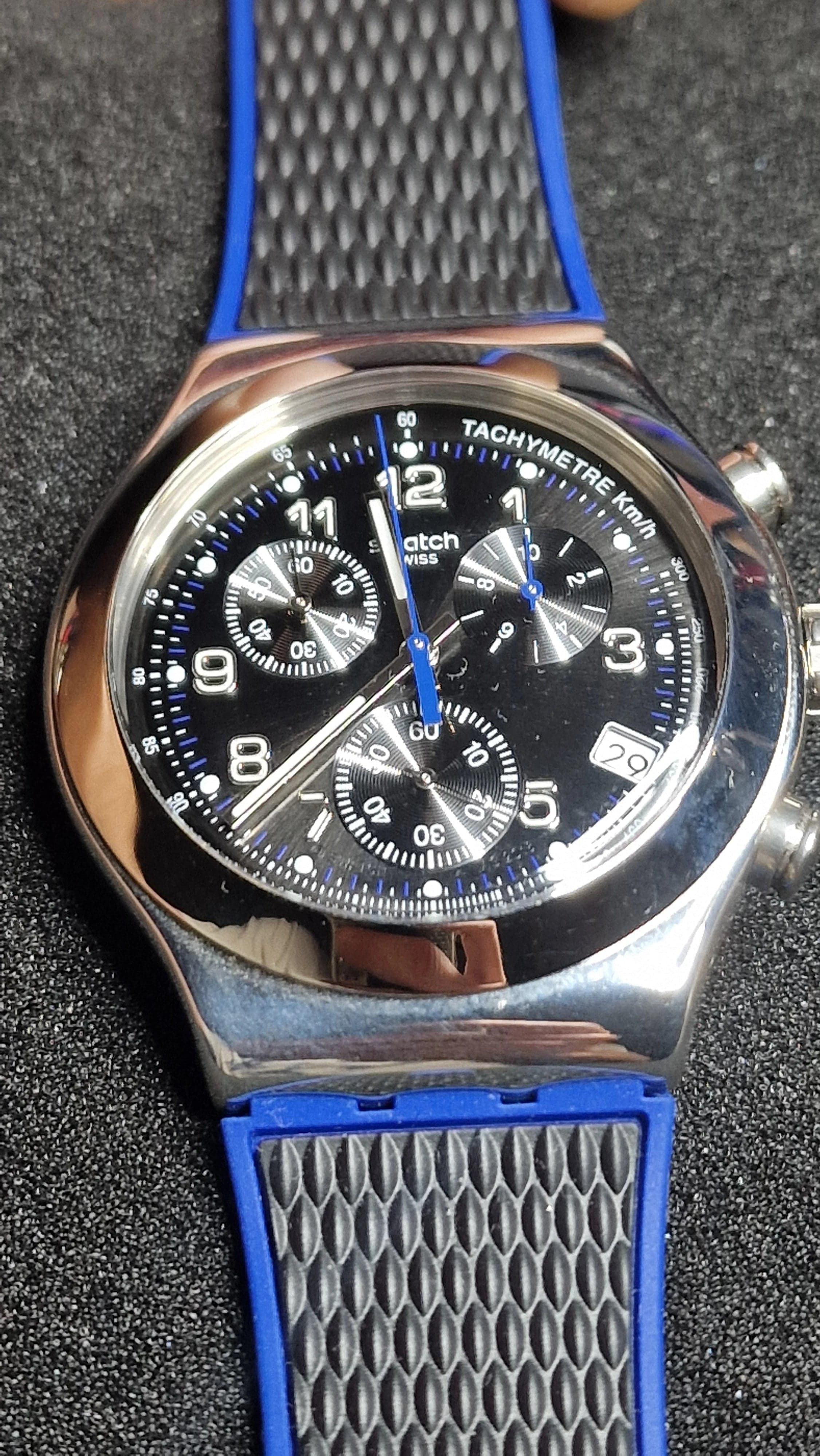 Swatch Irony Chrono YVS451 “Secret Mission” (AG2018) ⏱