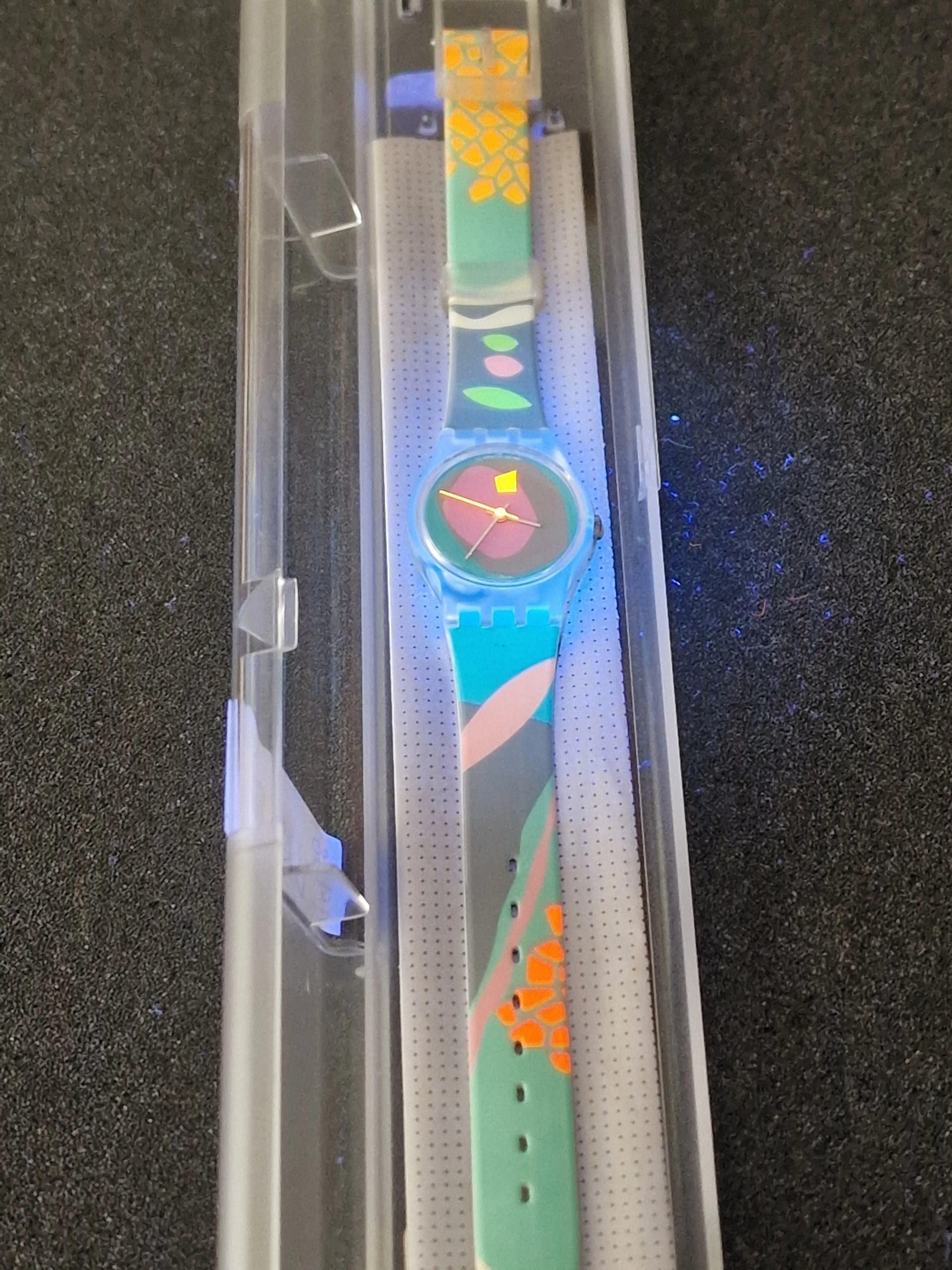 Swatch Lady Red Knot LK130 – 1992 – NOS – Nautical Design