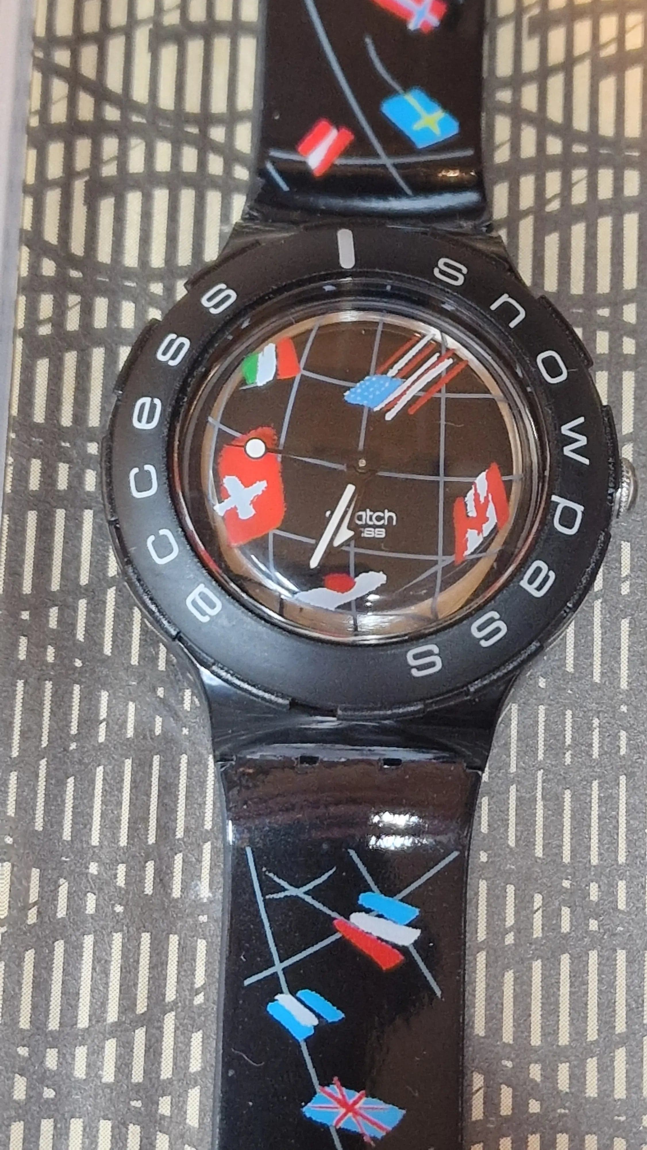 Swatch Scuba SHB102 – Swiss Ski Team / Swissair (1998)