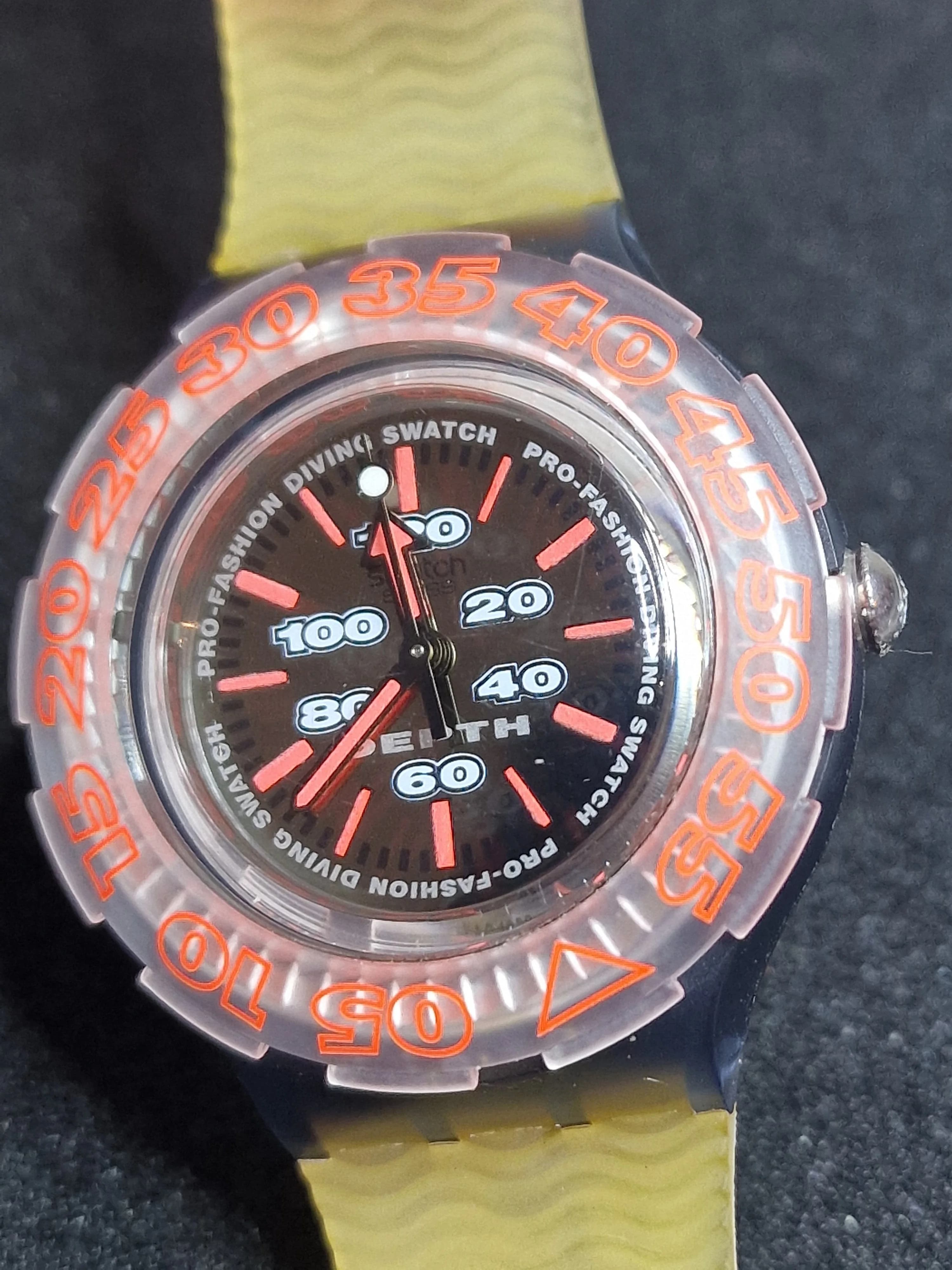 Swatch Scuba 200 "Morgan" SDN102 – 1994 – Full Set