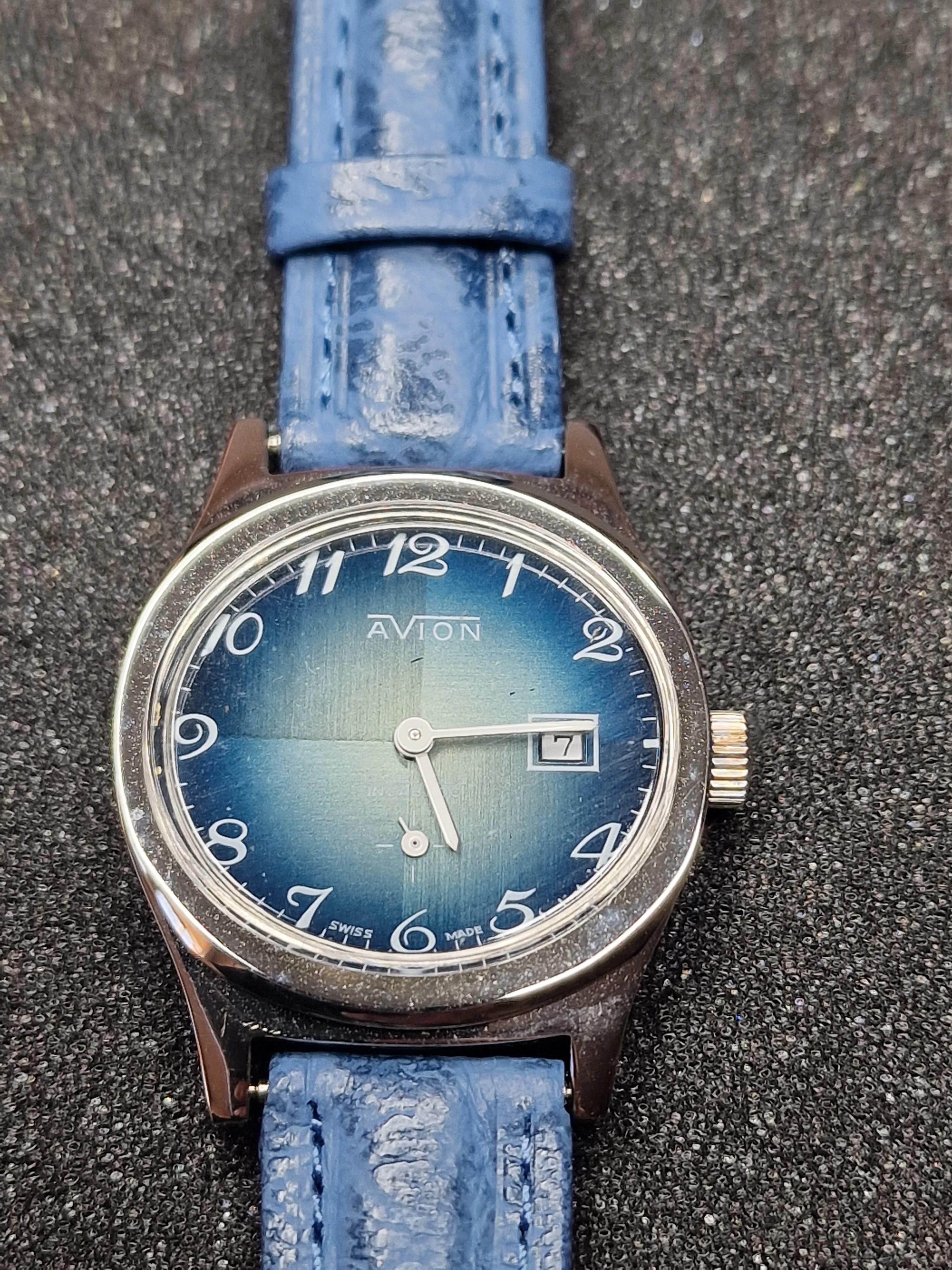 🕰️ Unworn Vintage Men’s Watch "Cruzeiral De Luxe" – Swiss Made, Hand-Wound, 70s/80s, Faceted Crystal
