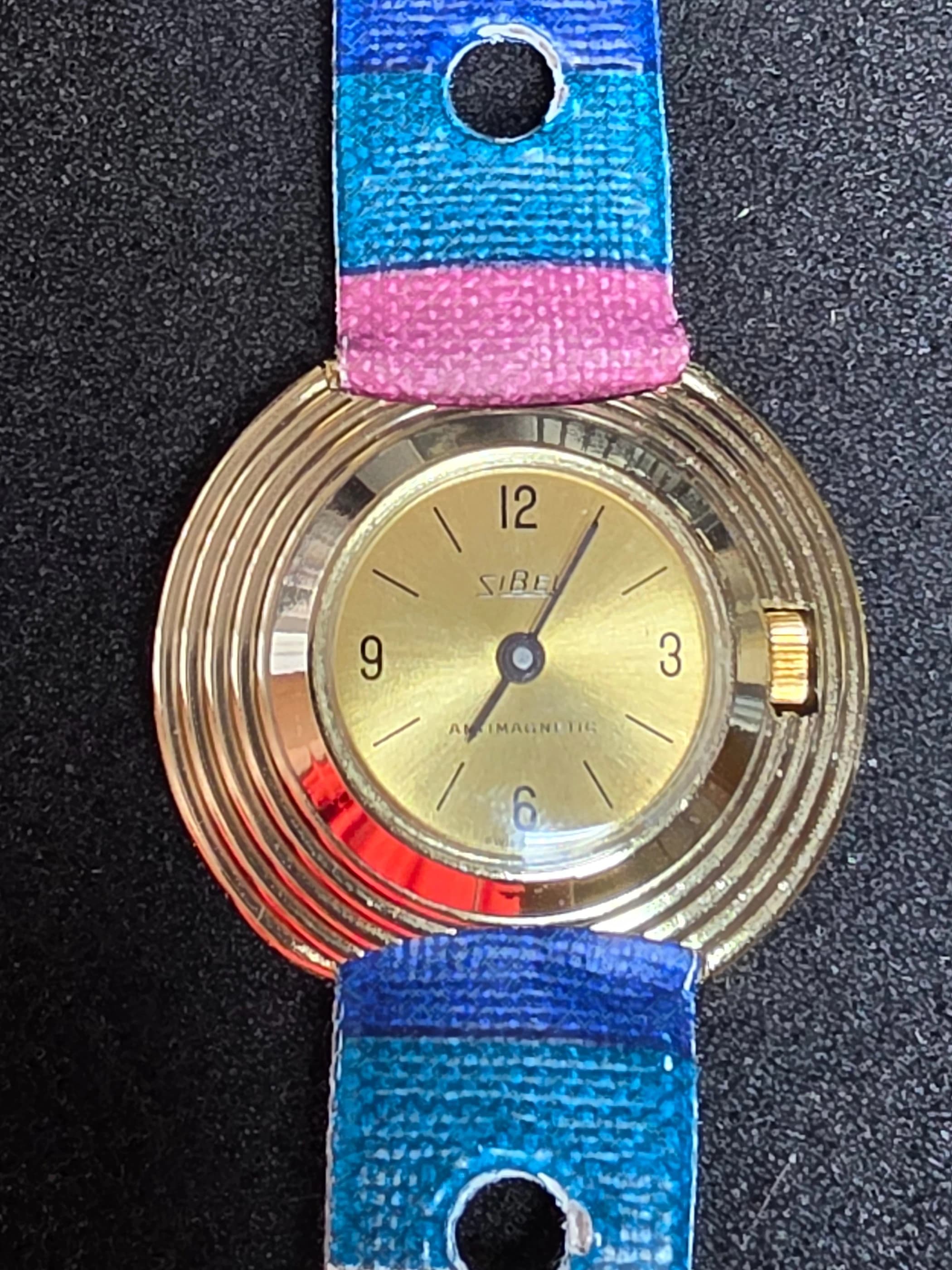 Unworn Vintage Ladies' Watch "SIBEL" – Swiss Made, Hand-Wound, Early 1970s, 33mm