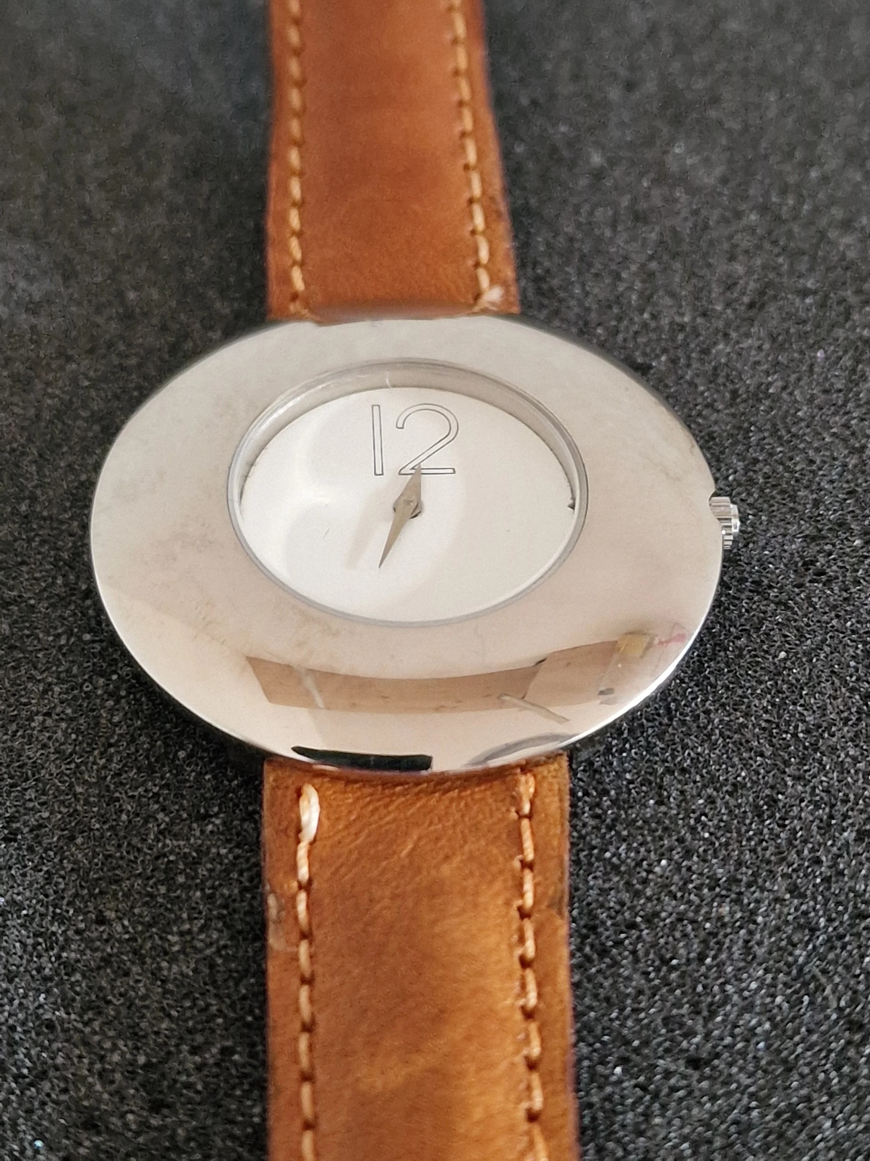 ⌚ Unworn Vintage Quartz Watch – Swiss Made, Cattin Movement, 42mm, 80s/90s, Old Stock