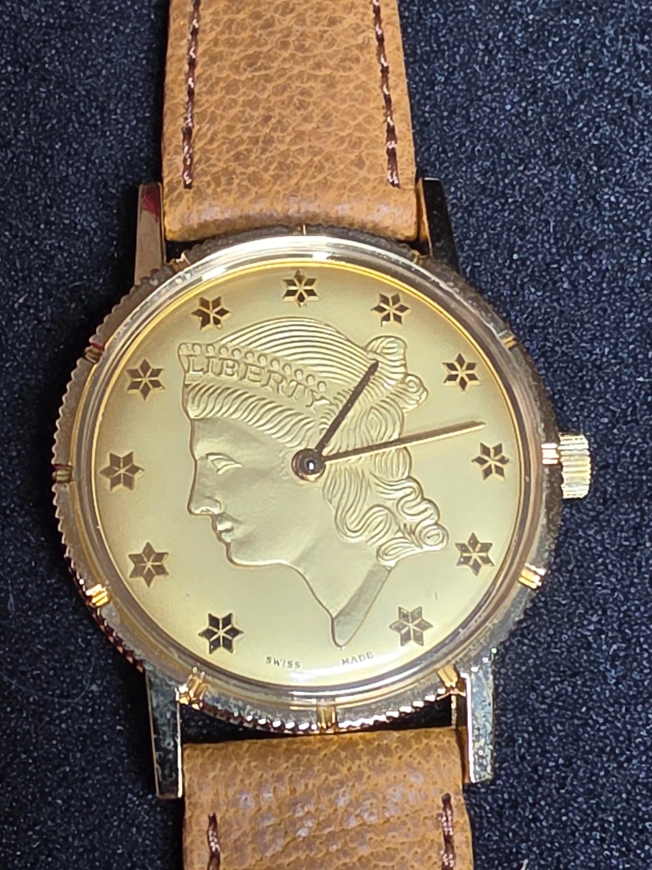 🕰️ Unworn Vintage Watch "DIAREX" – Swiss Made, Hand-Wound, 1970s, Liberty Dial