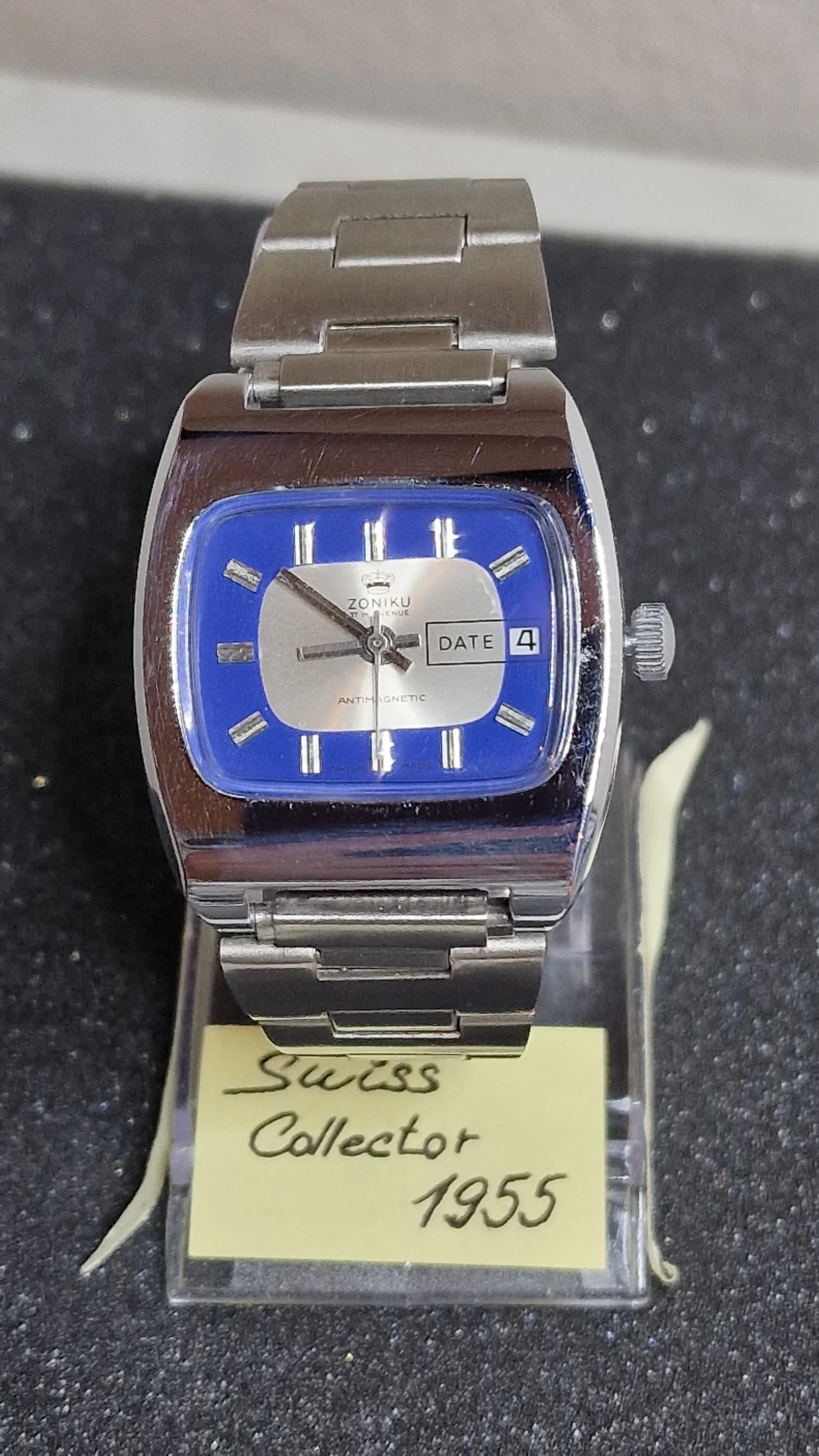 🕰️ Unworn Vintage Watch "ZONIKU" – Swiss Made, Hand-Wound, 1960s or Older, Old Stock
