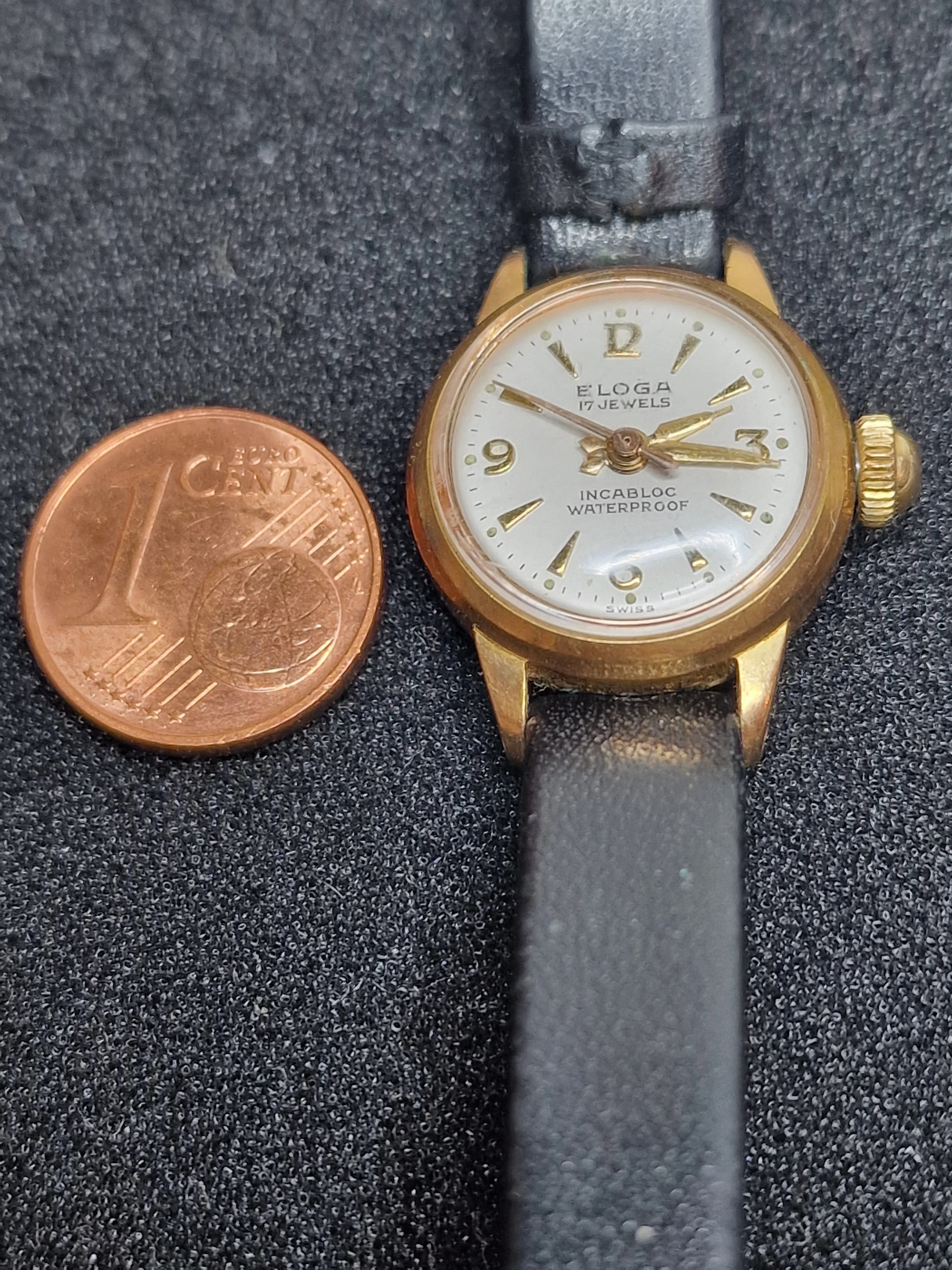 💎 Unworn Vintage Ladies' Watch "F.H.B." – Swiss Made, Hand-Wound, 70s/80s, Steel Case