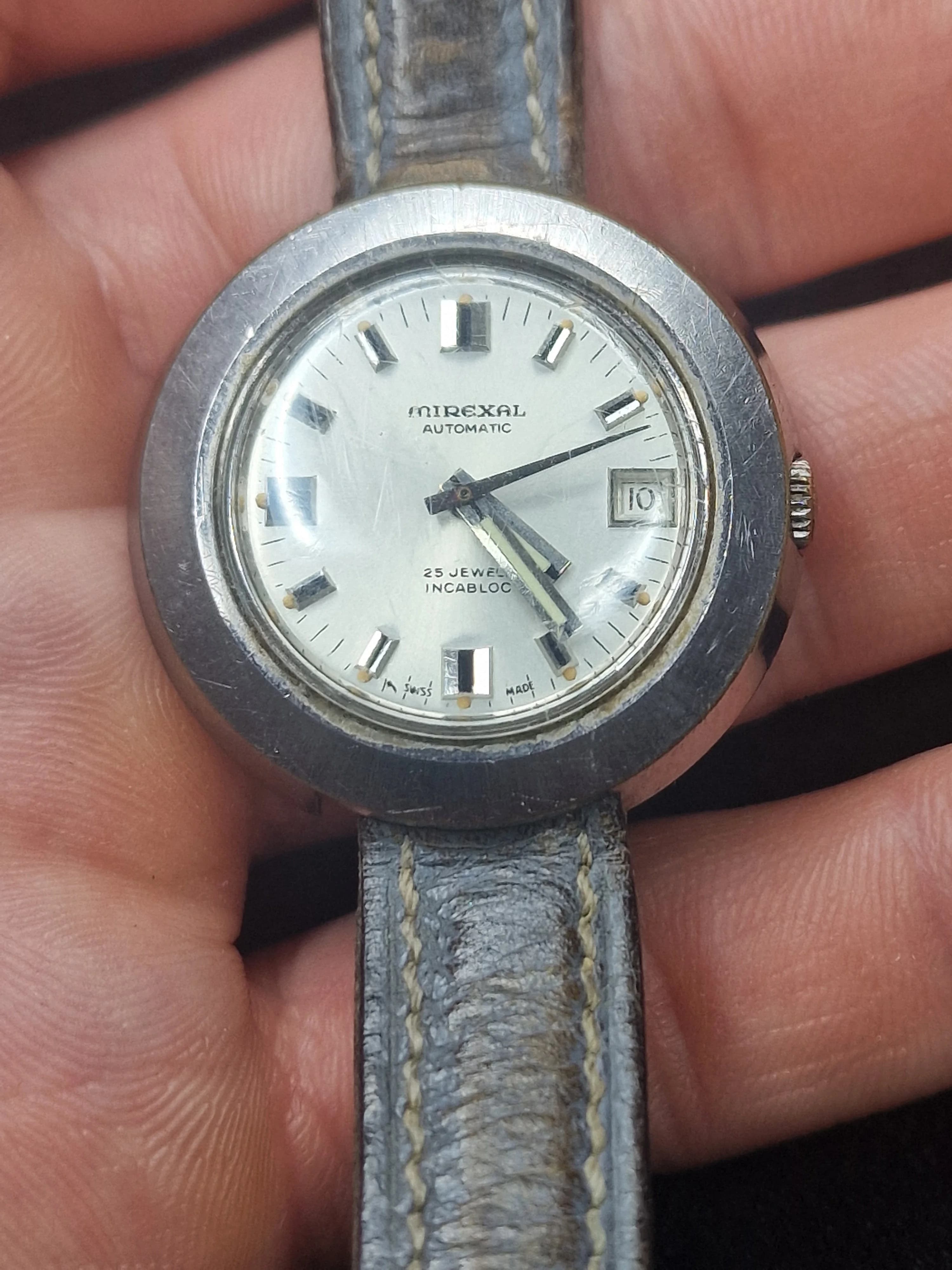 Vintage Mirexal Automatic Watch – Swiss Made – 33mm – 25 Jewels