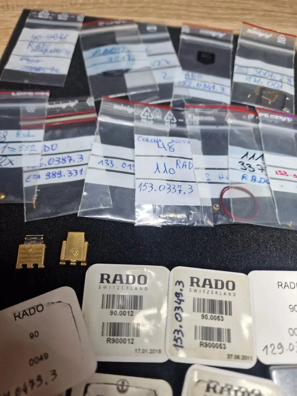 Bundle of Original RADO Spare Parts – Rare & Extensive 8