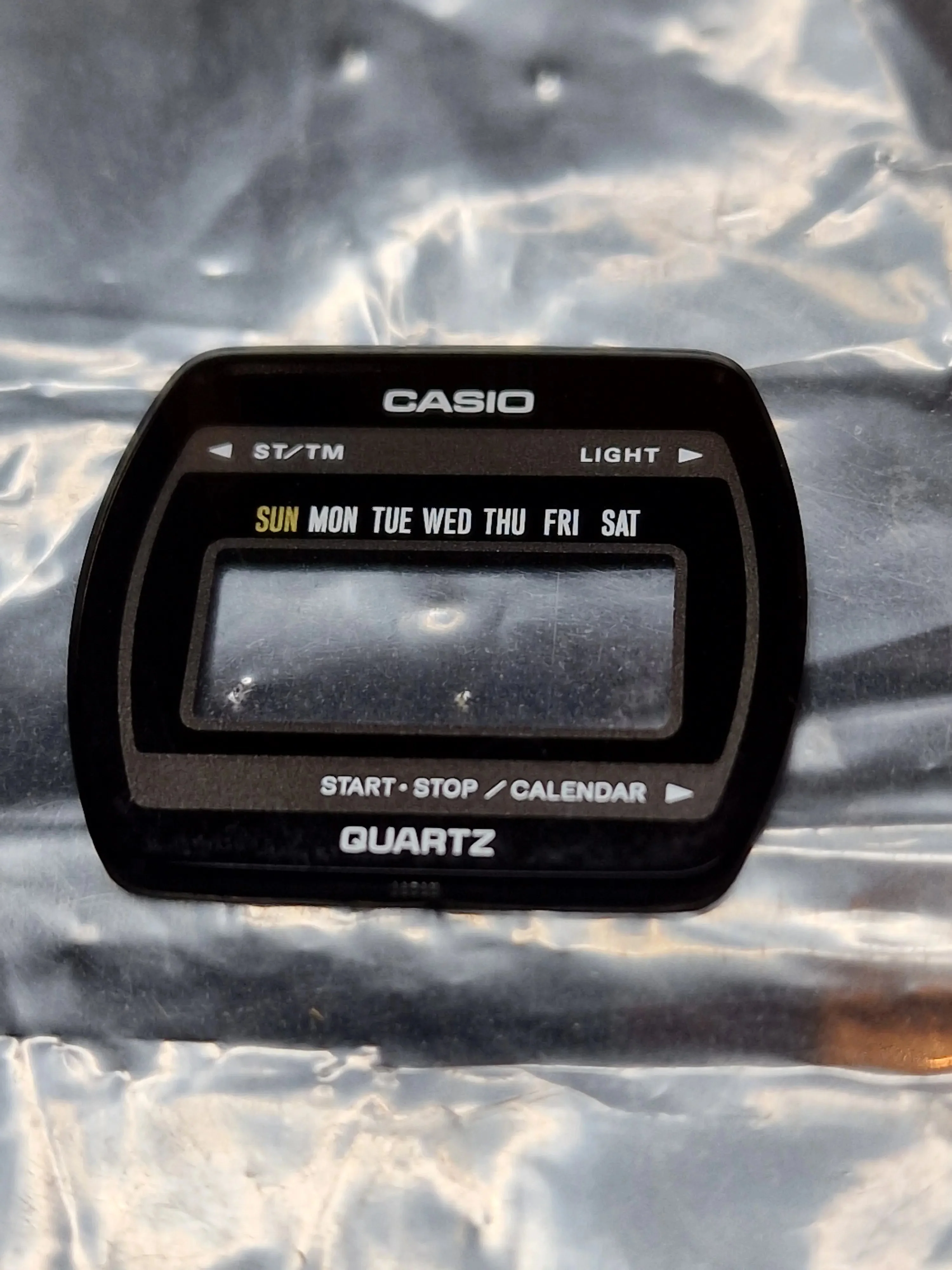 Casio Vintage LCD Frame / Glass – Original Quartz Spare Part 4
