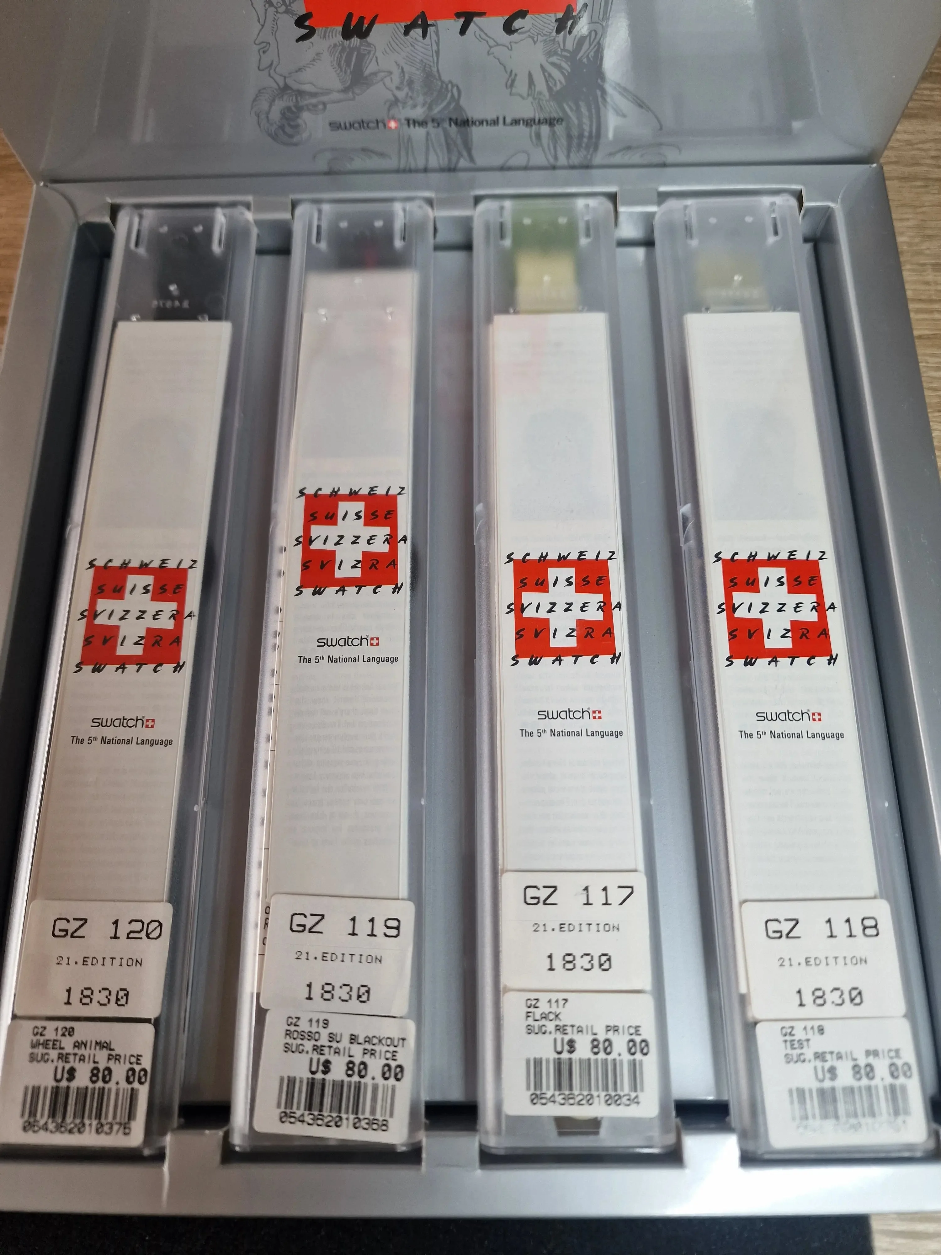 Collector’s Edition – Swatch Switzerland 700 Years, 21st Edition Set 1830/5555 3