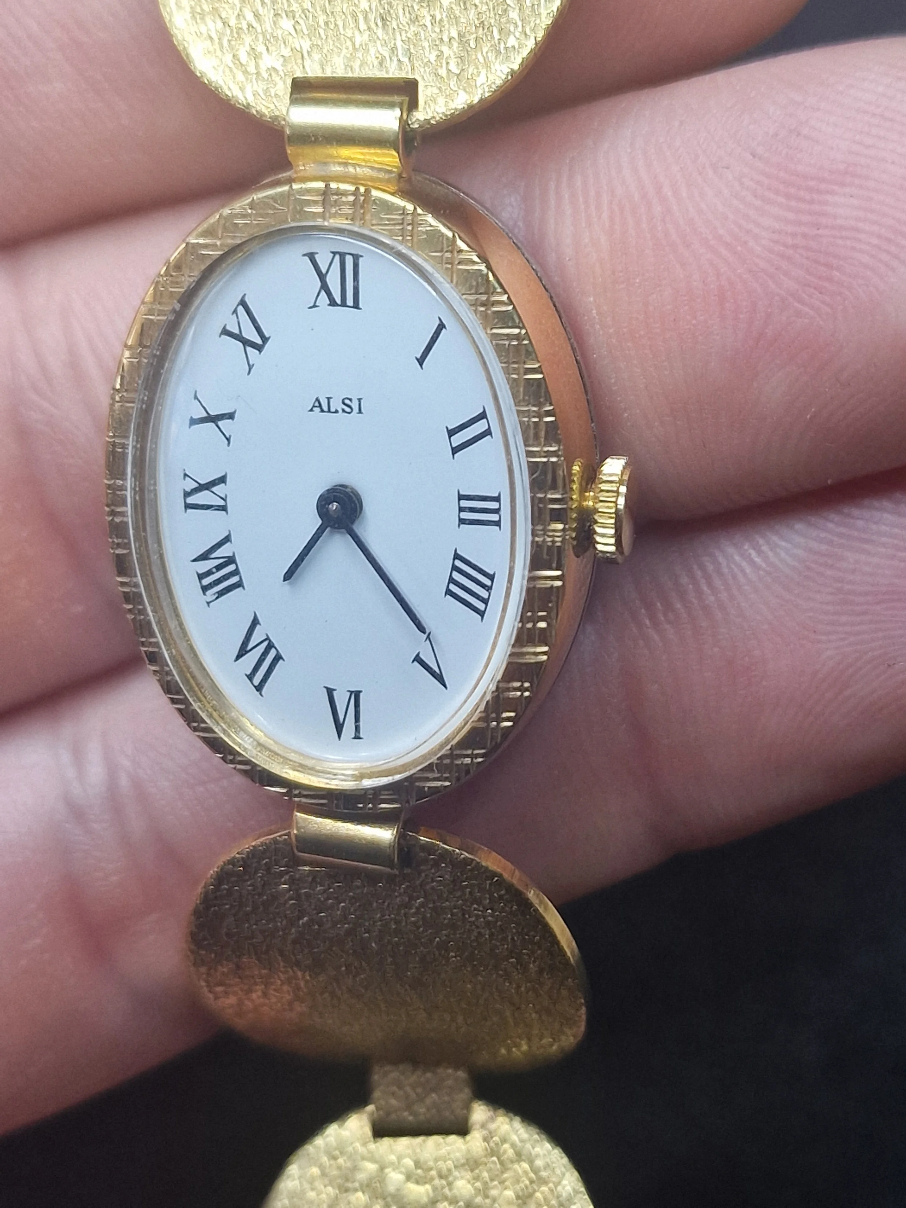 🟡 Elegant Ladies' Watch – ALSI by DUGENA – Vintage Art Deco 1
