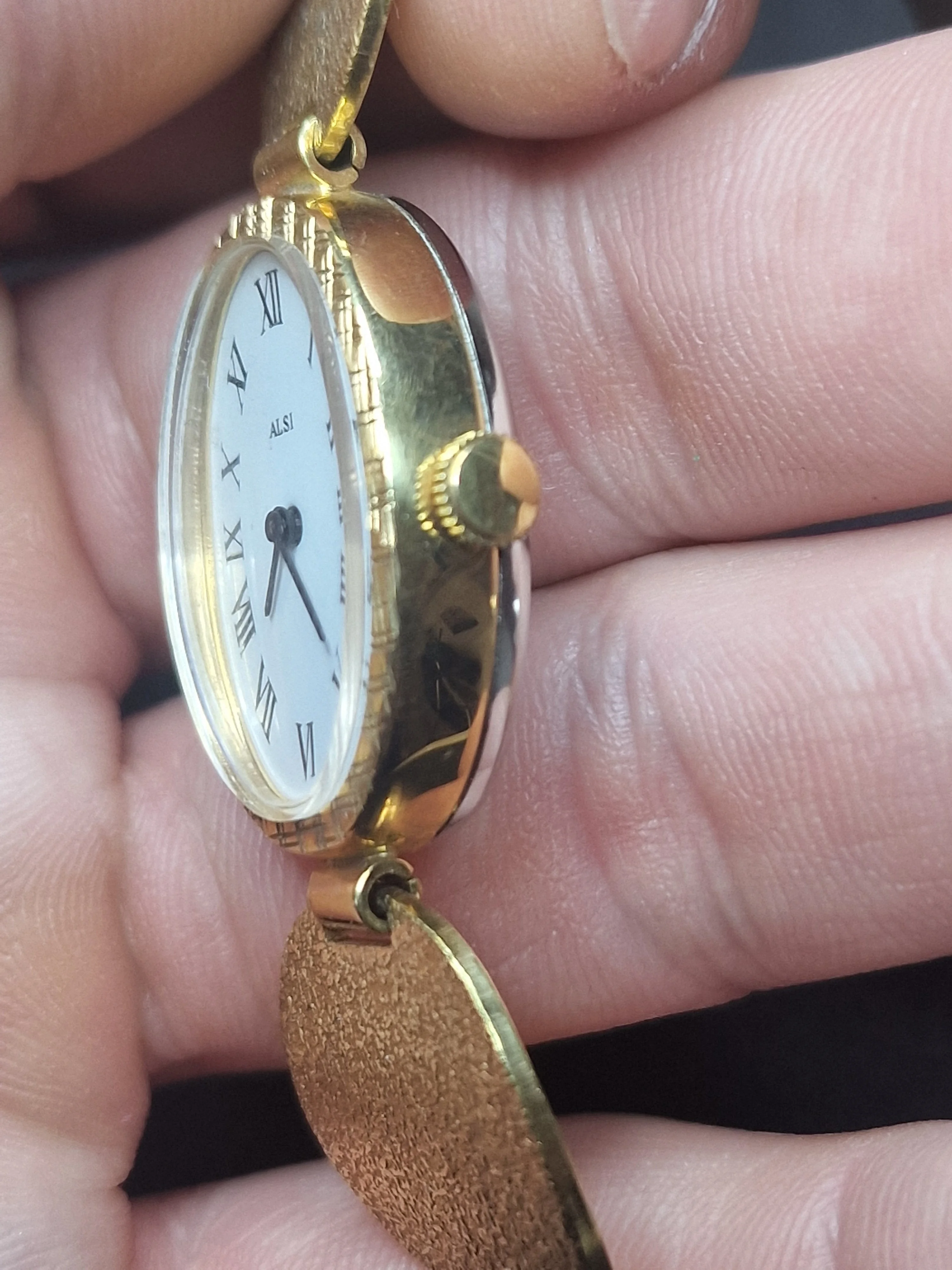 🟡 Elegant Ladies' Watch – ALSI by DUGENA – Vintage Art Deco 3