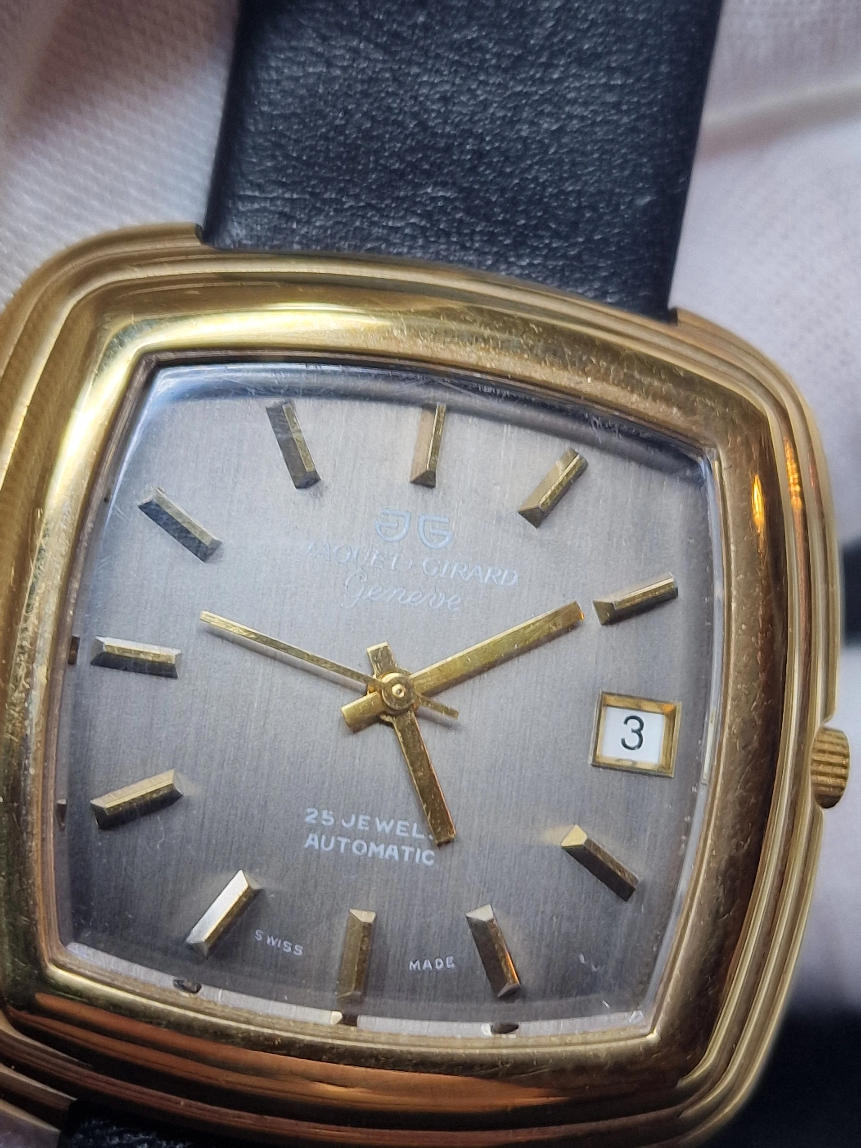 ⌚ High-Quality Vintage Watch – Jaquet Girard Genève | Automatic | Swiss Made | NOS | 1960s–70s 2