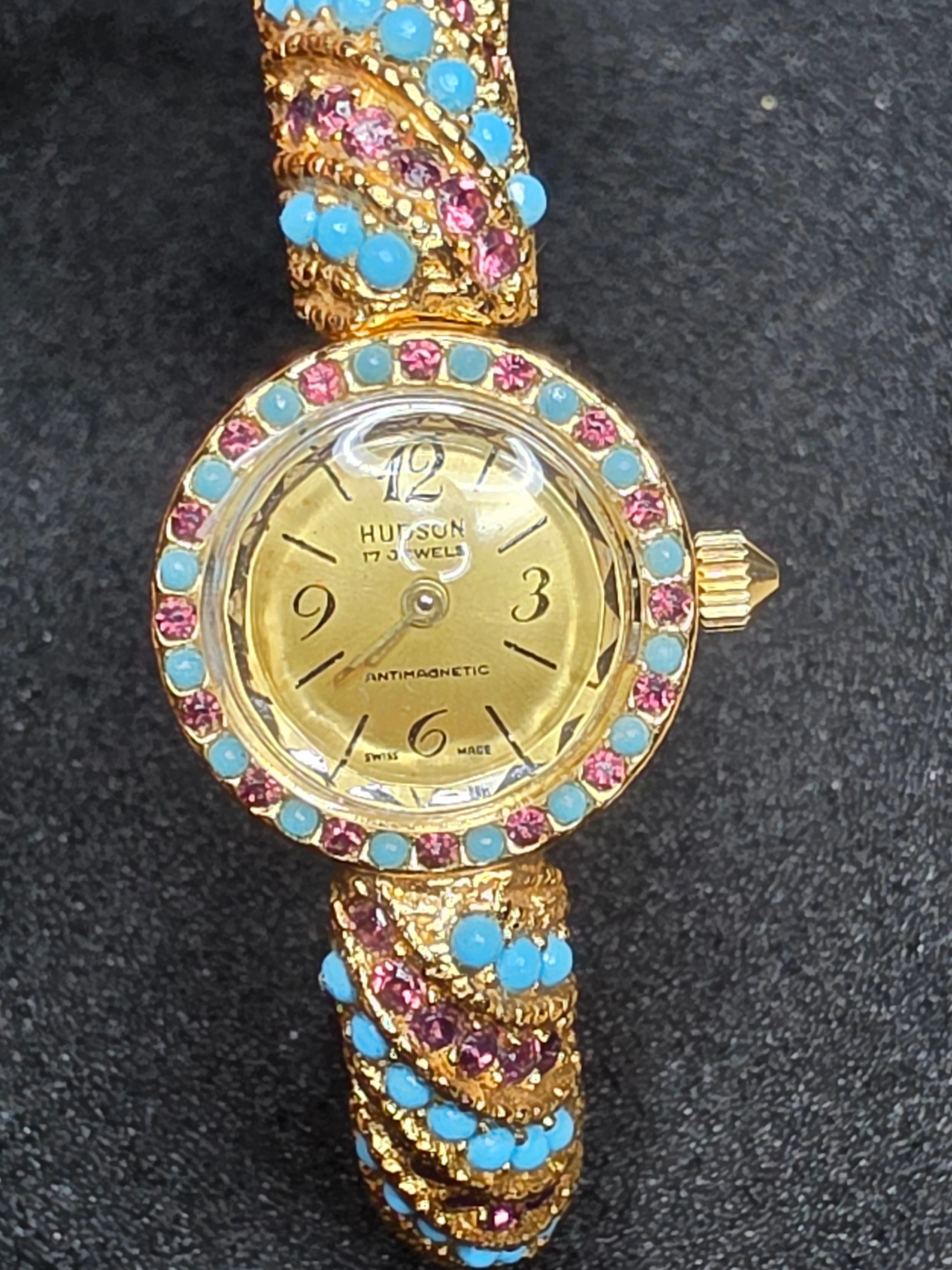 Hudson Jewelry Watch – 1960s – Unworn – Clasp Design 1