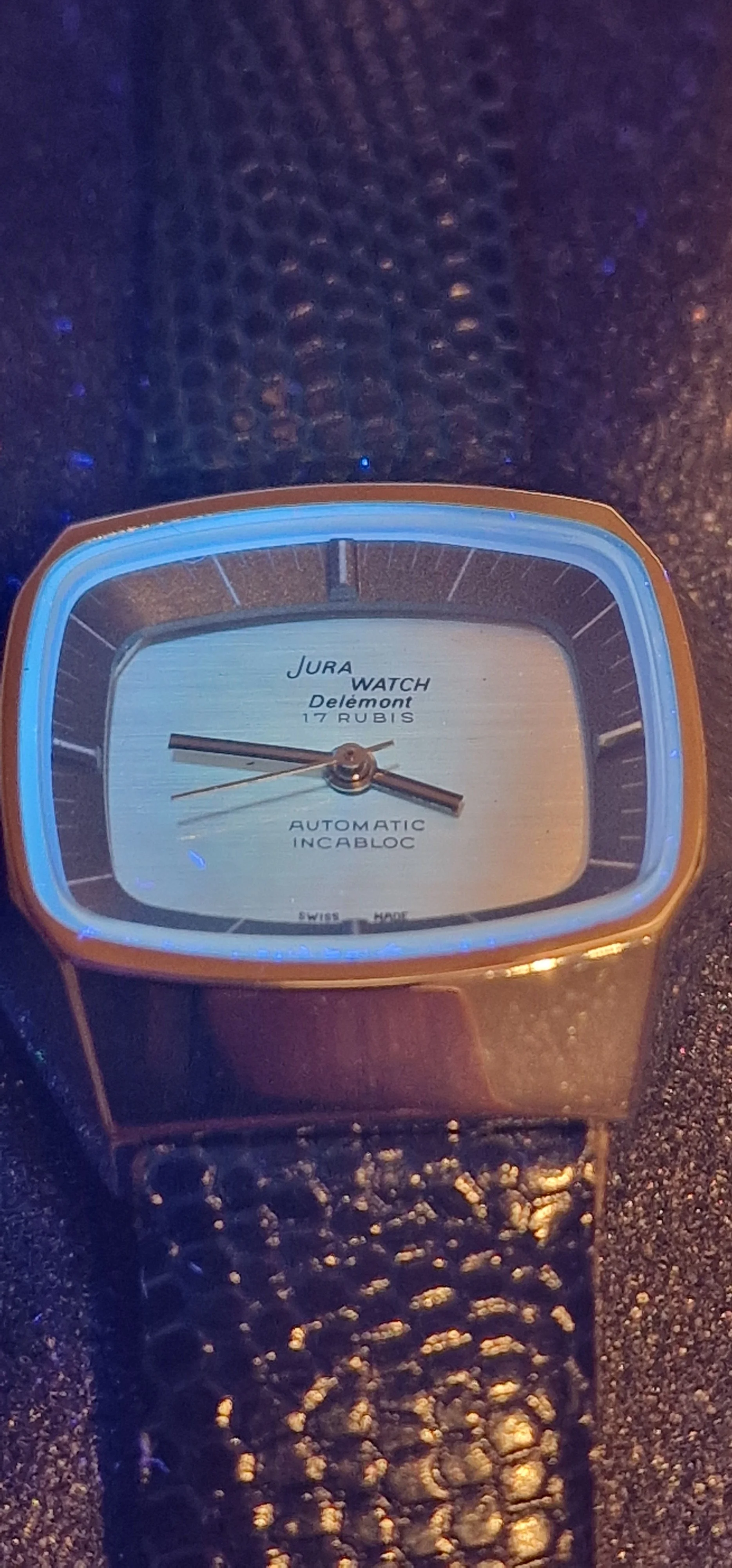 JURA Watch Delémont – Swiss Made Automatic with Incabloc, 30x31mm, Steel Case 13