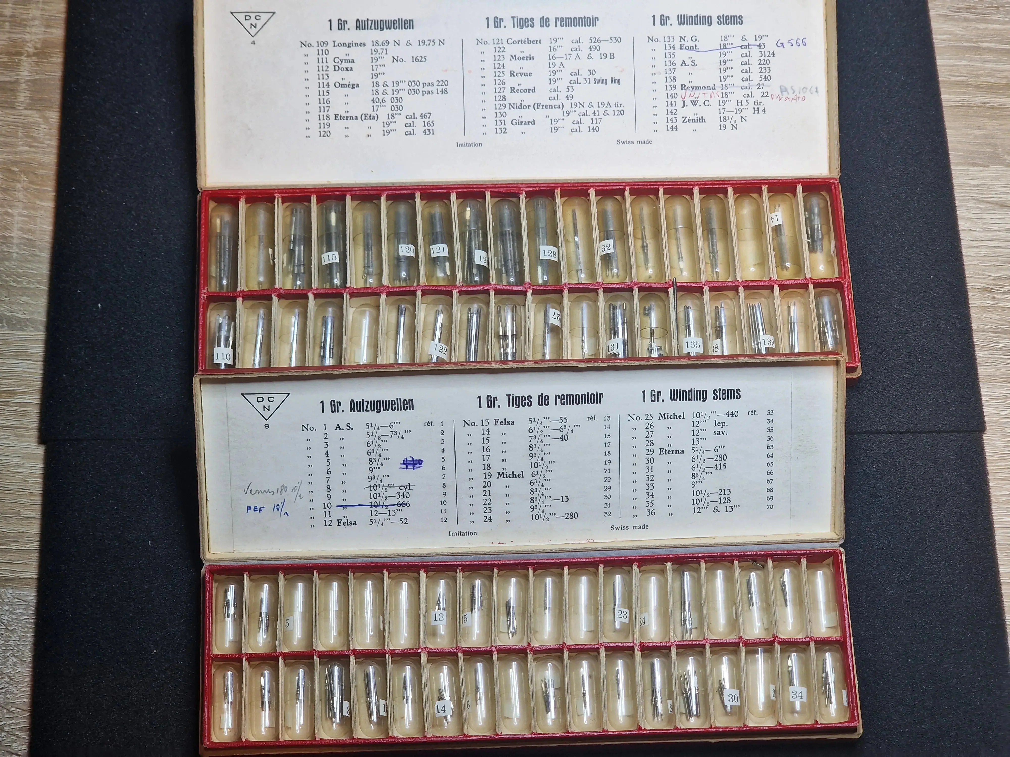 ⏱ Lot of Winding Stems – Longines, Omega, Eterna, Zenith & More 2