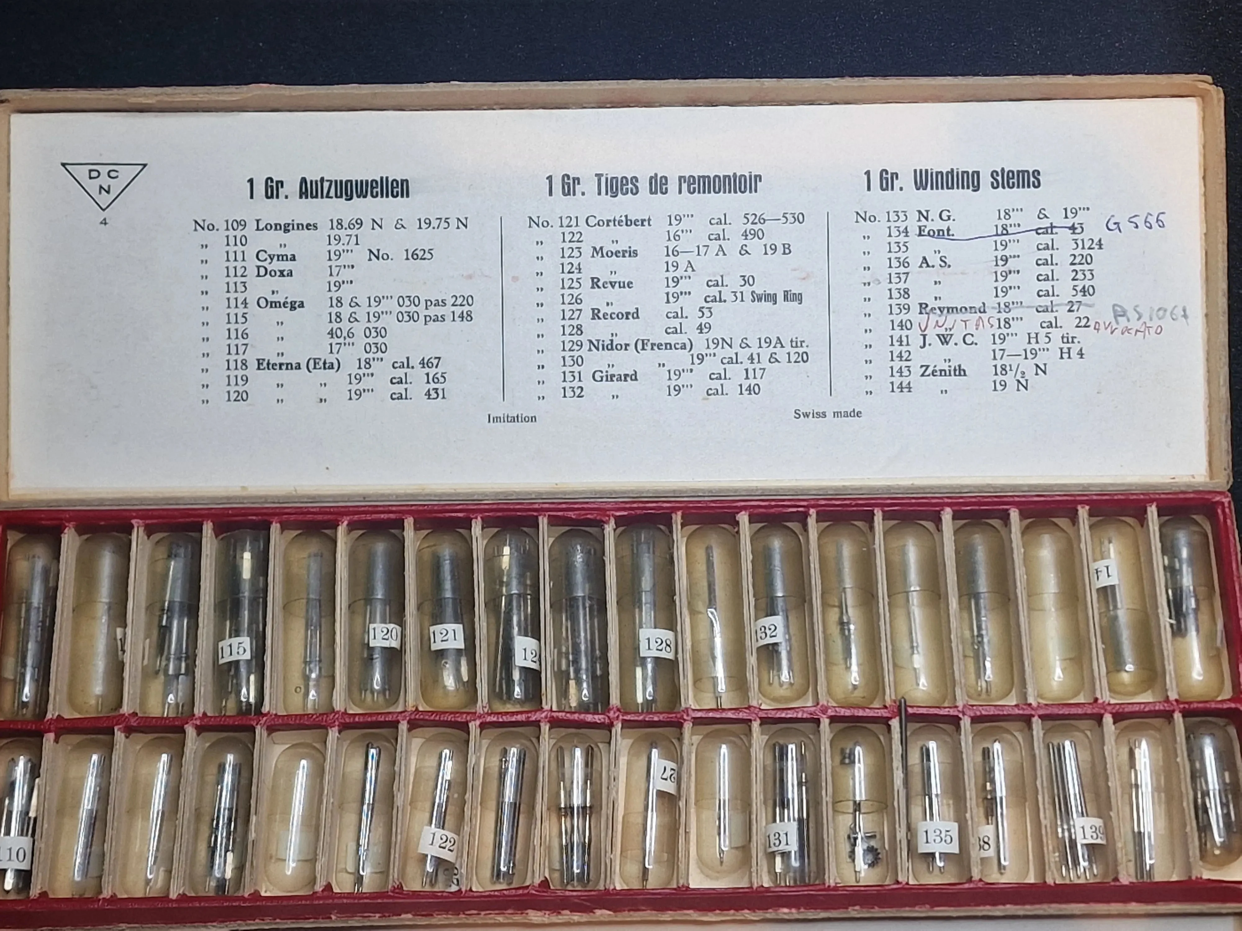 ⏱ Lot of Winding Stems – Longines, Omega, Eterna, Zenith & More 4