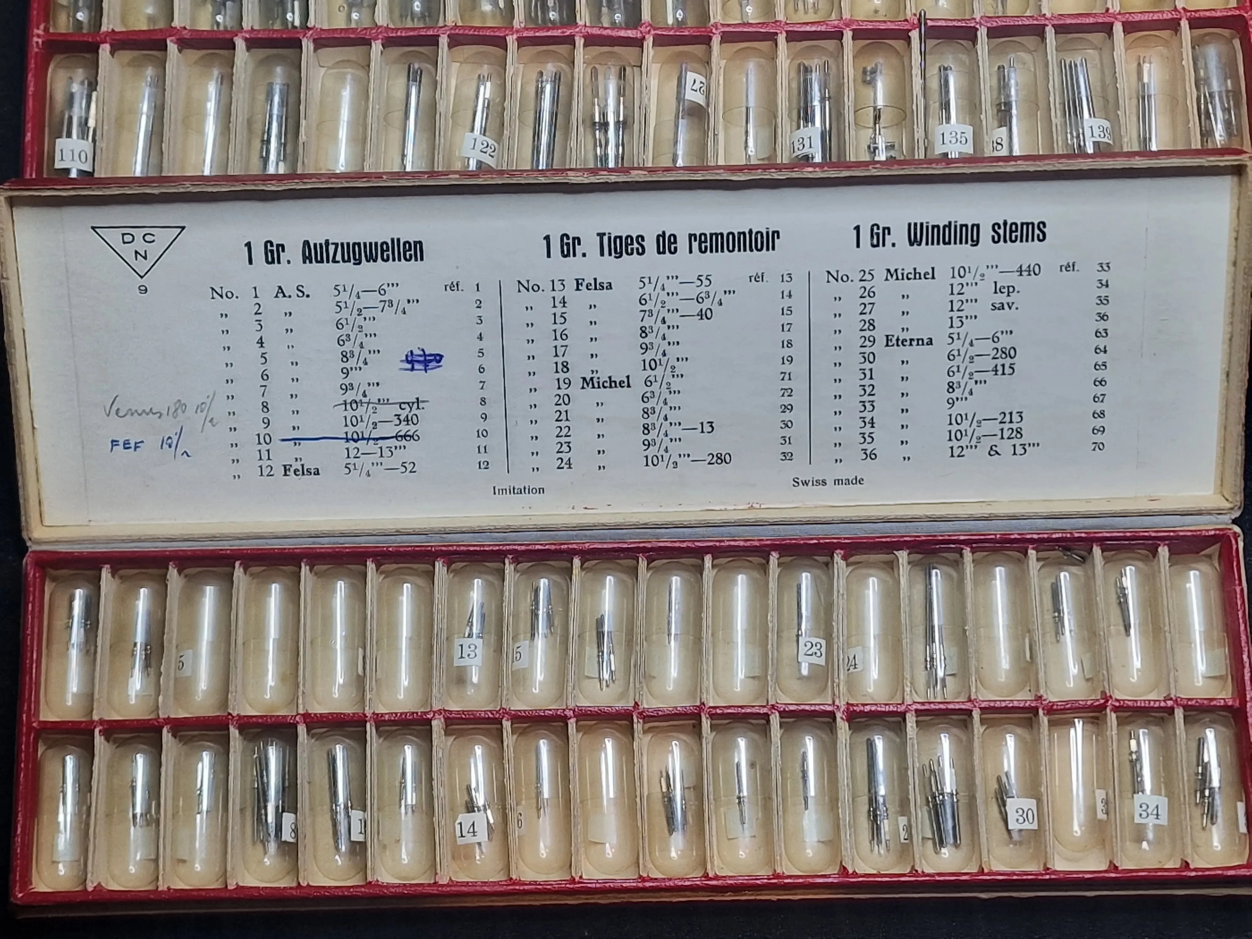 ⏱ Lot of Winding Stems – Longines, Omega, Eterna, Zenith & More 6