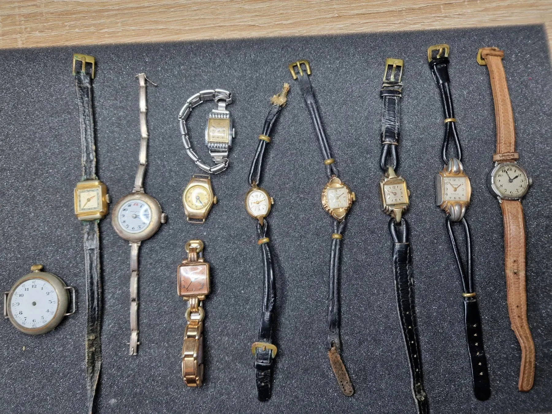 Lot of 11x Ladies’ Wristwatches – ART DÉCO Style – Rare! (Non-Working) 1