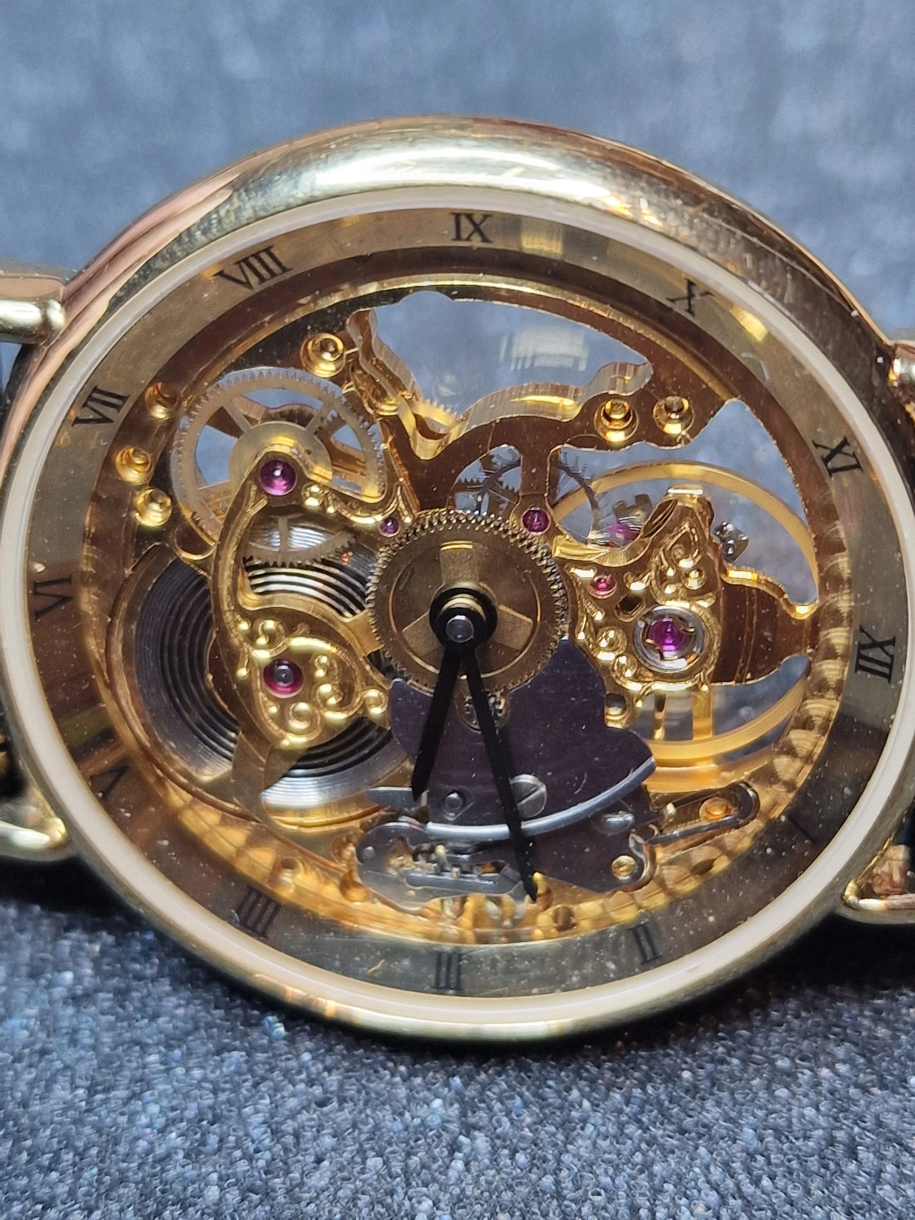 New Skeleton Unisex Watch – Hand-Wound, Business Liquidation, Unworn 12