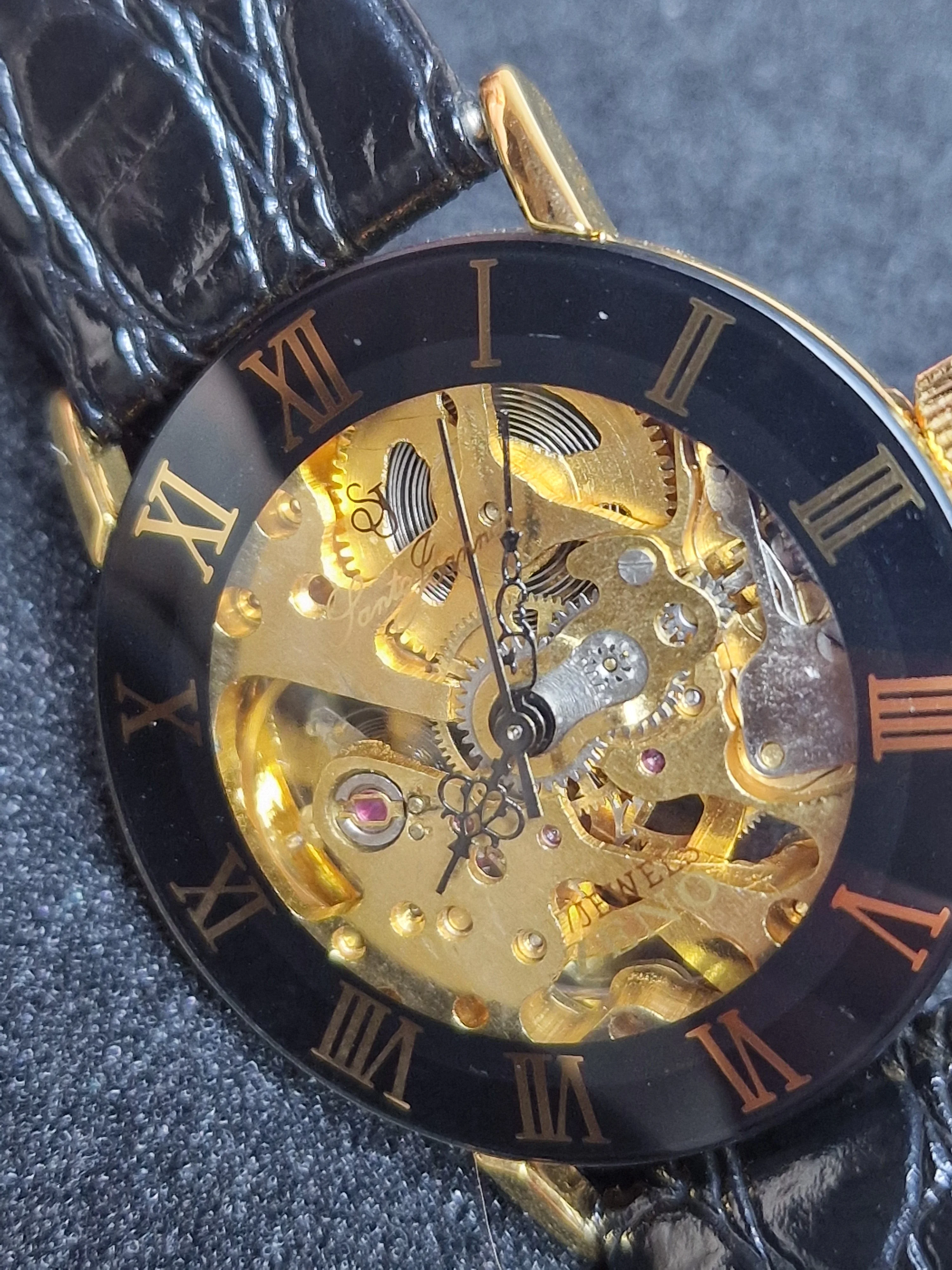 New, unworn Zeno skeleton men's watch from business liquidation 15