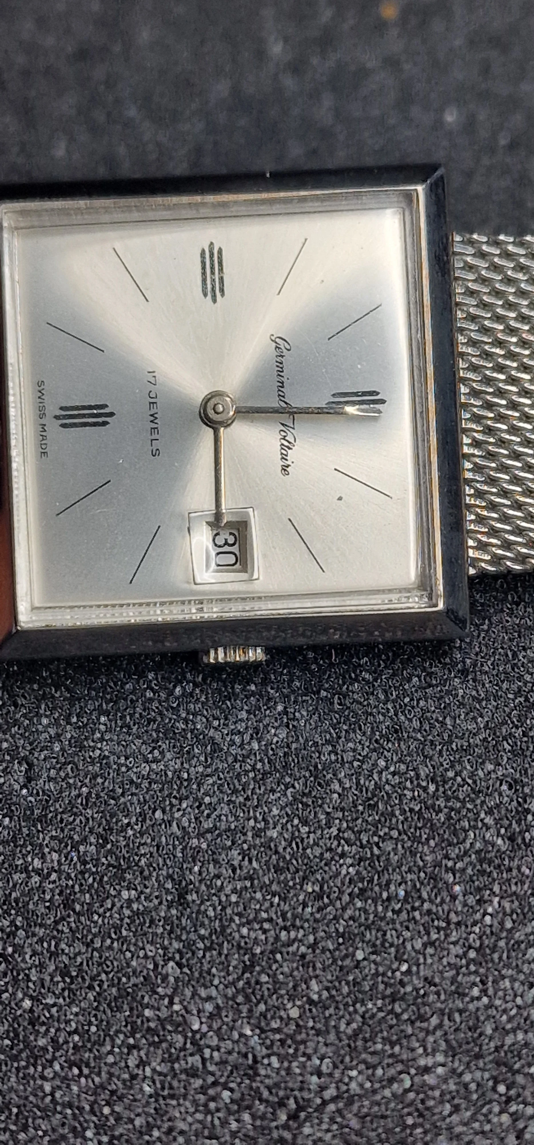 New Vintage Watch "Germinal Voltaire" – Swiss Made, Hand-Wound, NOS from Old Stock 6