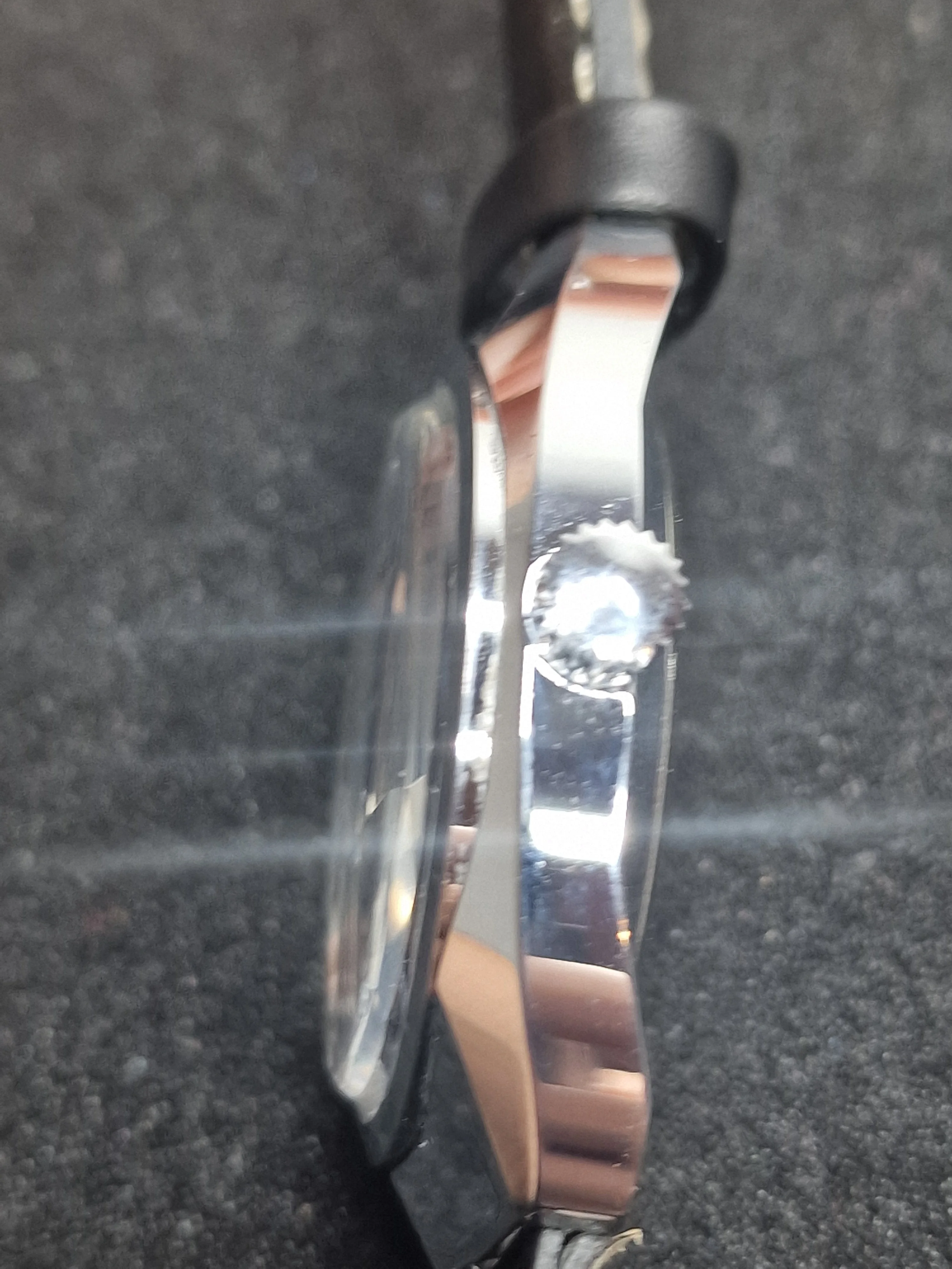 Old Vintage Rubina Watch – Hand-Wound – Swiss Made – Faceted Glass – 70s – 43mm 4
