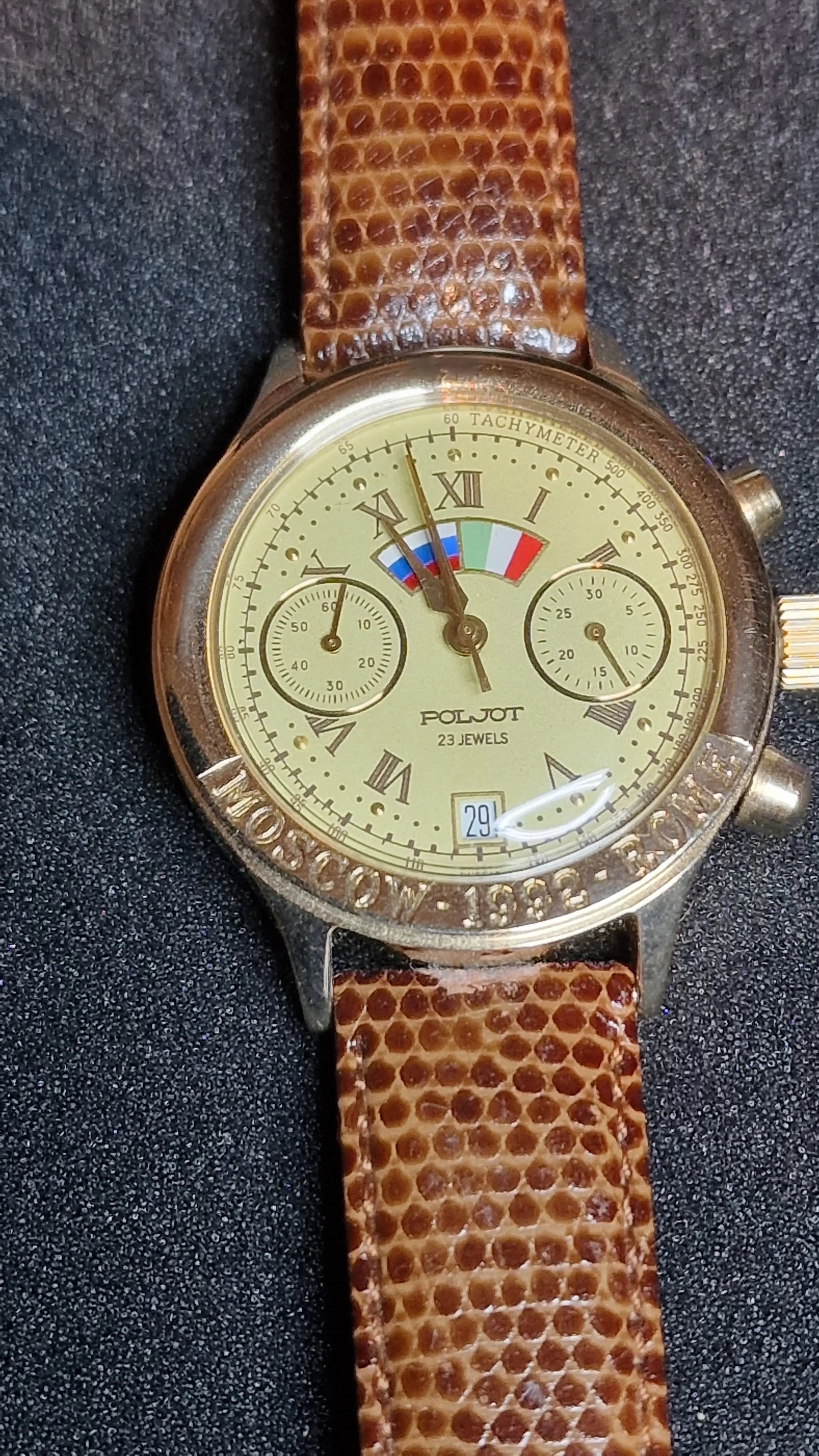 Poljot “Moscow 1992 – Rome” Mechanical Chronograph 🇷🇺🇮🇹 – Limited 12115/25000 - 2