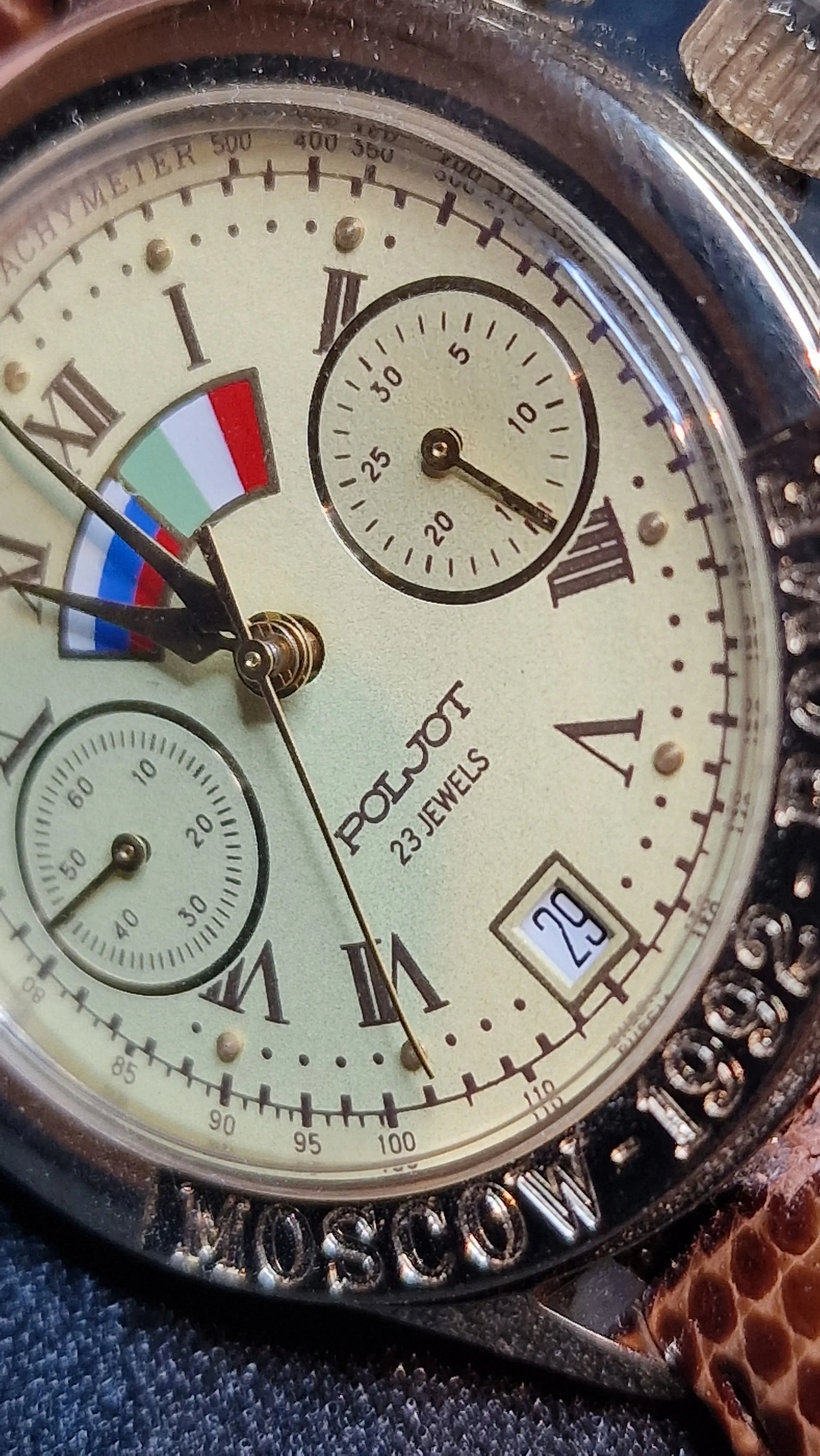 Poljot “Moscow 1992 – Rome” Mechanical Chronograph 🇷🇺🇮🇹 – Limited 12115/25000 - 12