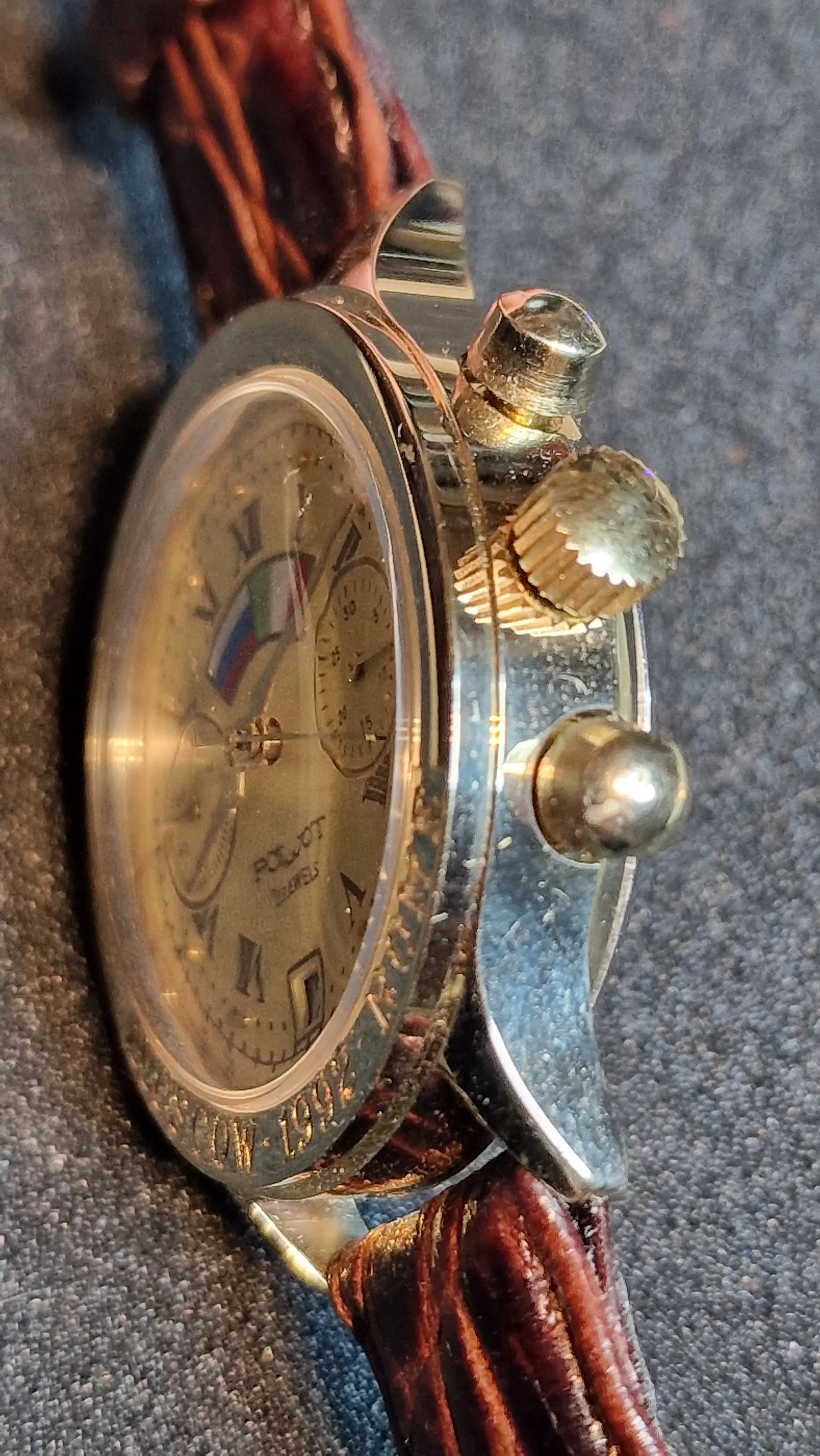 Poljot “Moscow 1992 – Rome” Mechanical Chronograph (Limited 23532/25000) 🇷🇺🇮🇹 3