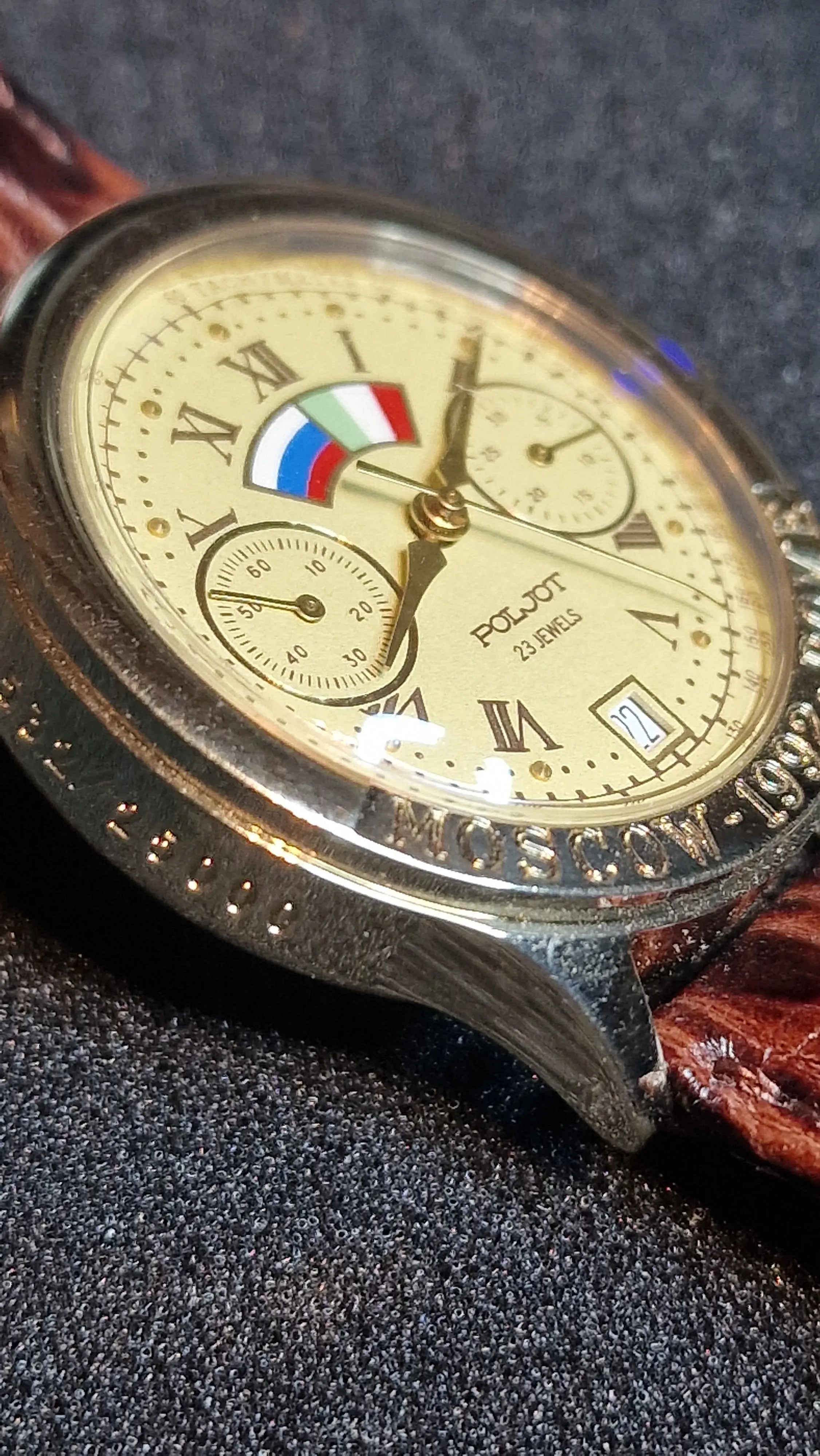 Poljot “Moscow 1992 – Rome” Mechanical Chronograph (Limited 23532/25000) 🇷🇺🇮🇹 4