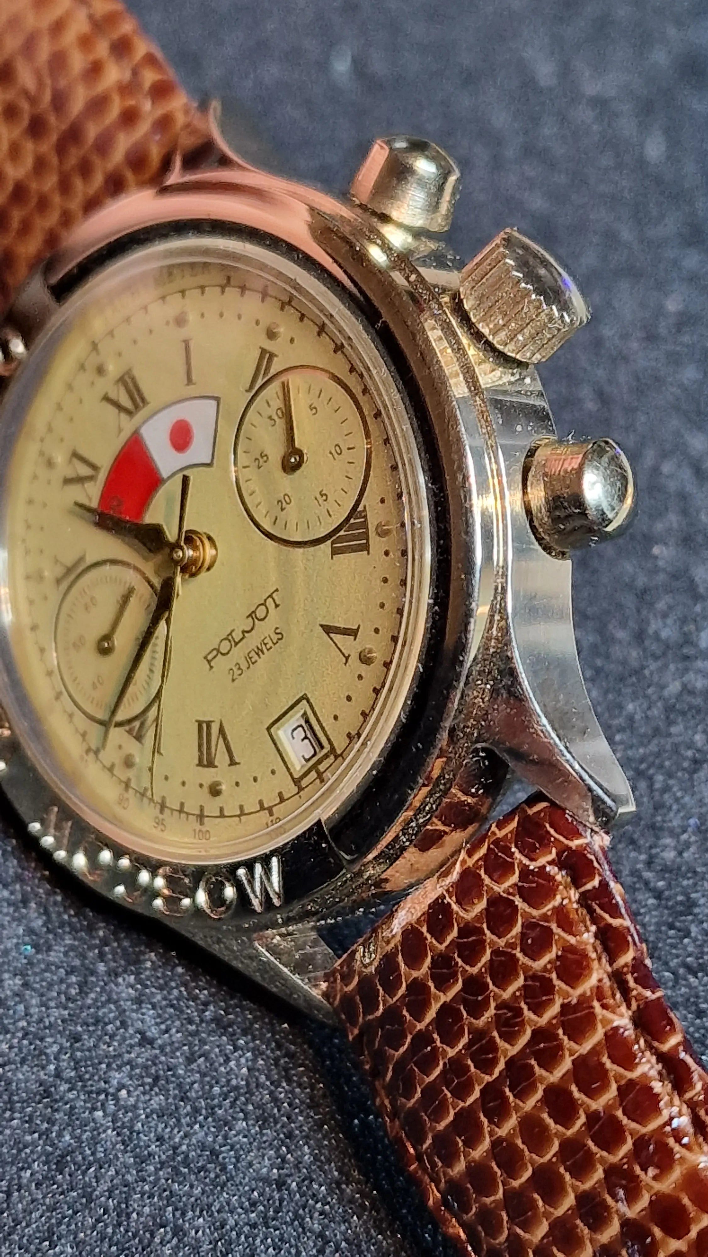 Poljot “Moscow – Tokyo” Mechanical Chronograph (Cal. 3133) 🇷🇺🇯🇵 – Limited 01053/10000 - 3