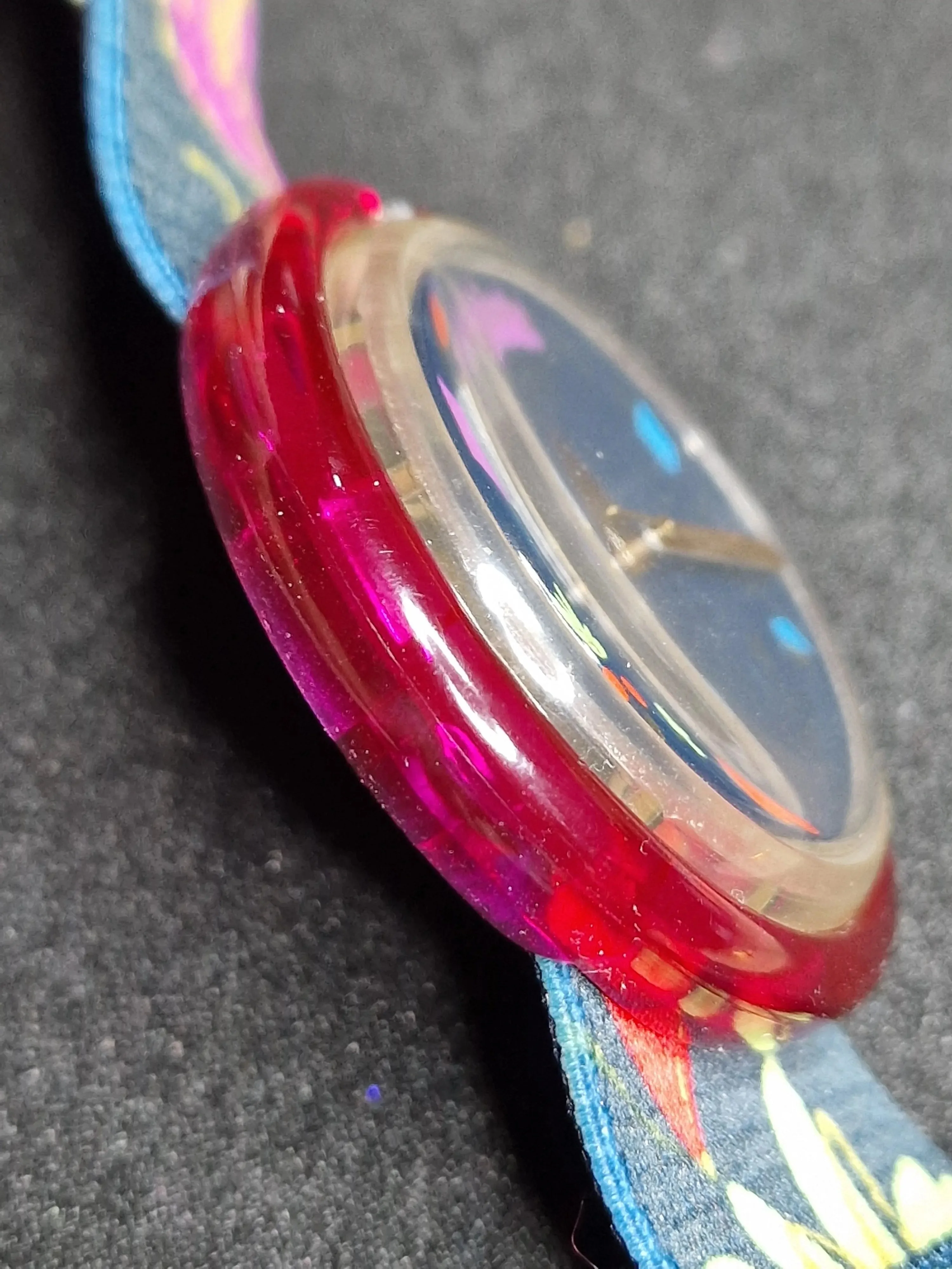 🎨 Pop Swatch PWK165 "Alice" (1992) – Rare Collector’s Watch ✨ - 5