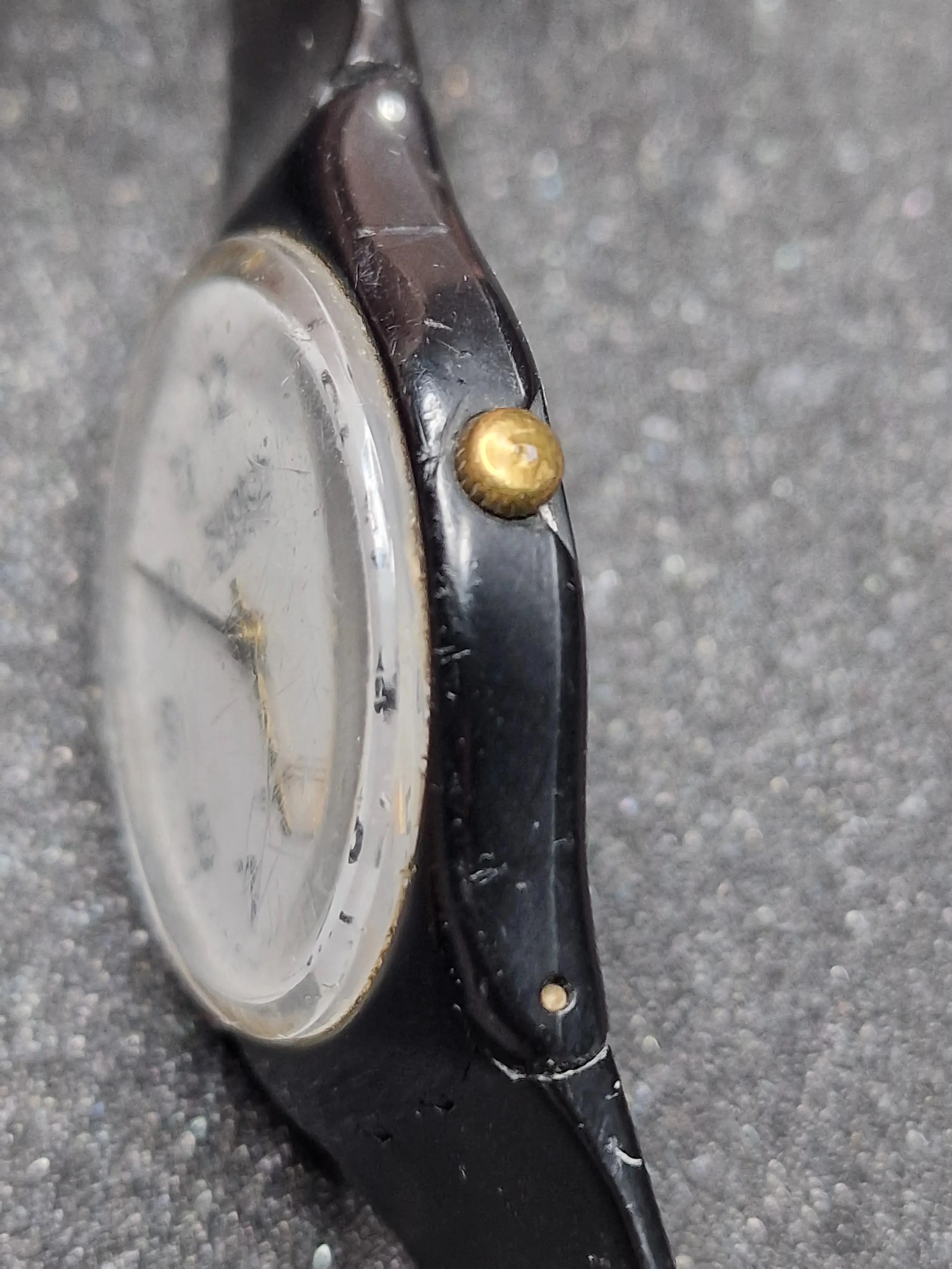 Rare 1983 Swatch GB001 – Classic Black & White – 34mm 5