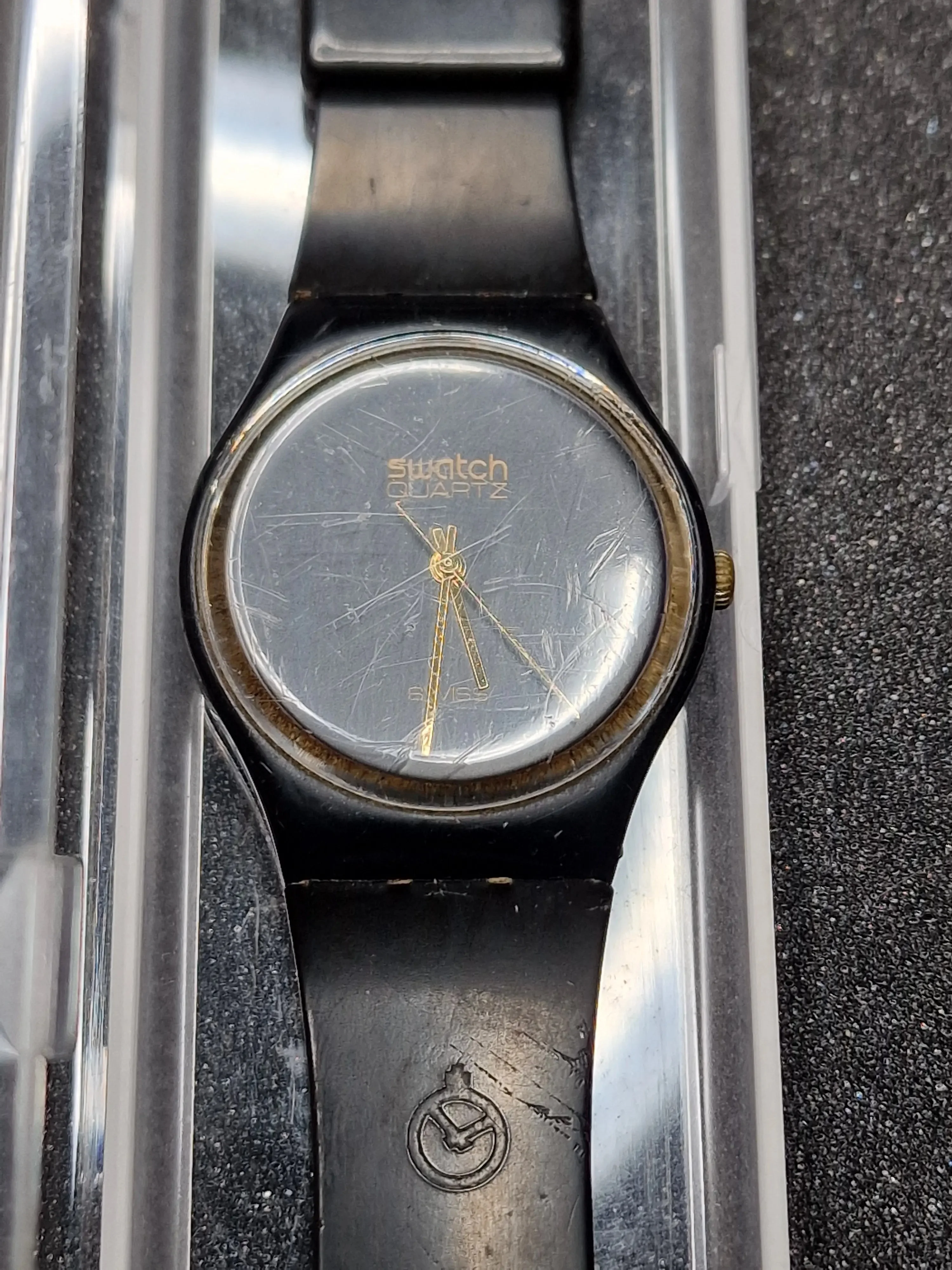 🕰️ Rare 1983 Swatch GB101 – First Year Edition with Specialist trade (FHL)