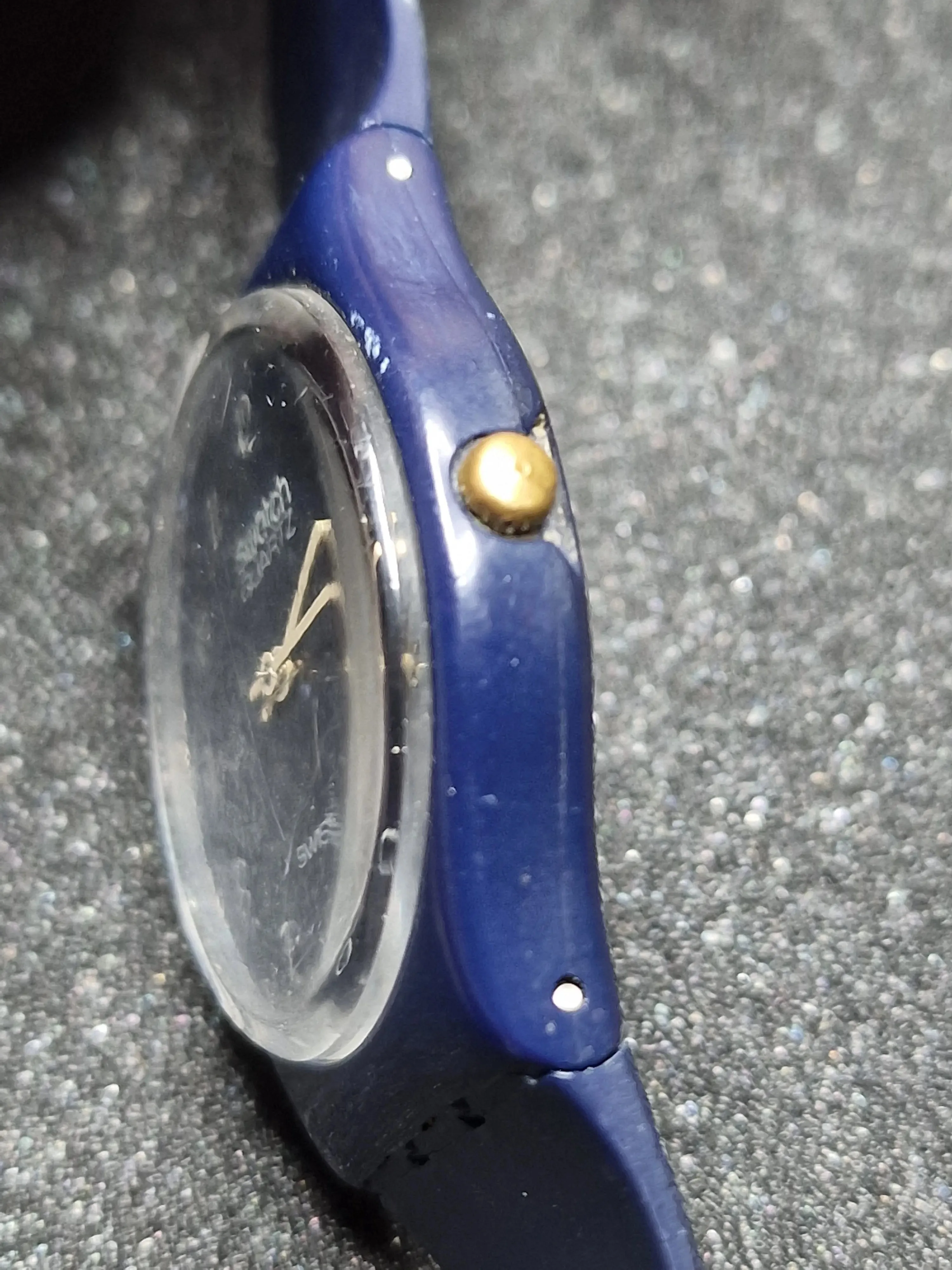 Rare 1983 Swatch GN001 – Specialist trade FHL on Strap – 34mm 5