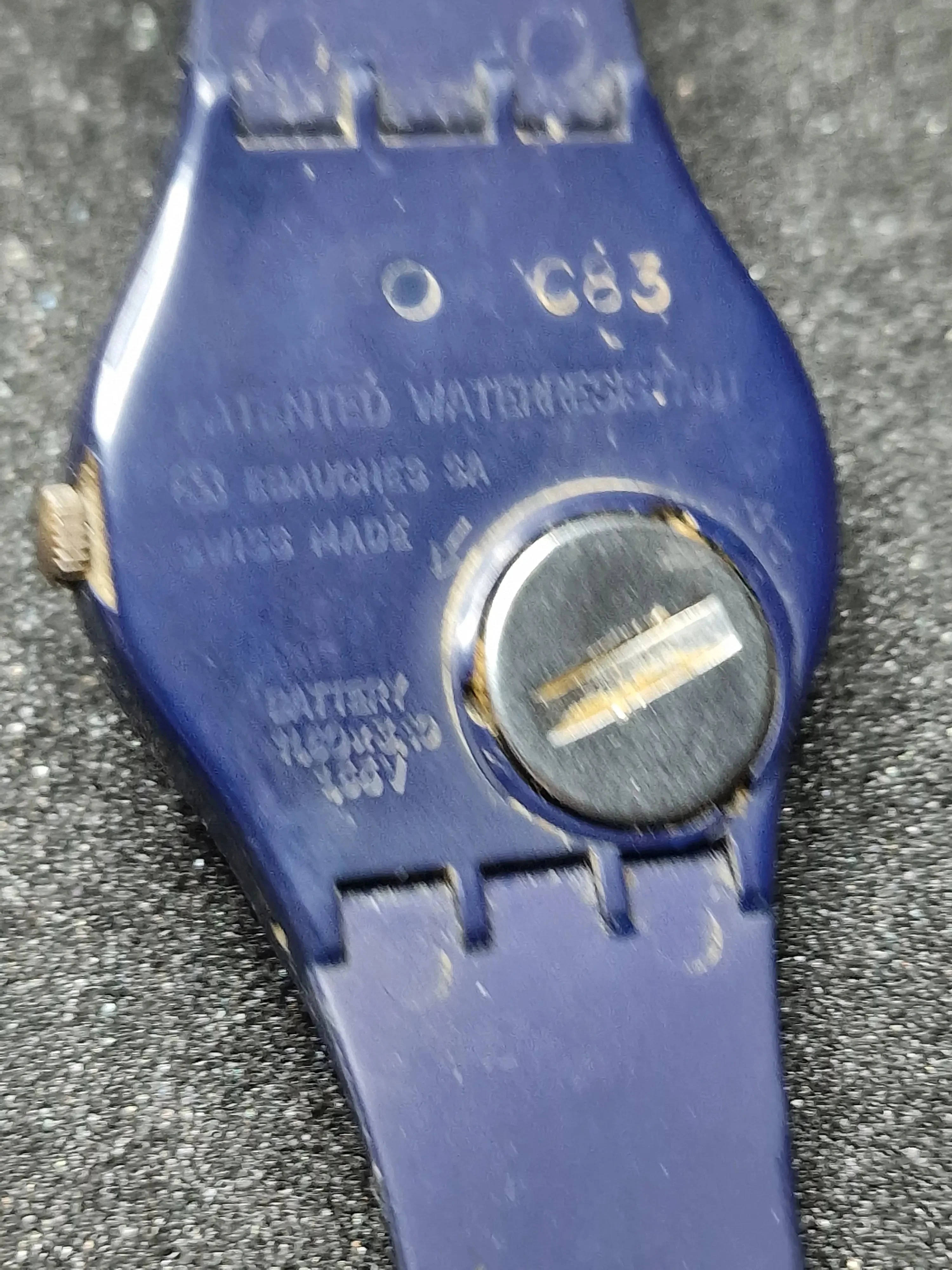 Rare Vintage 1983 Swatch GN701 – Fachhandelslogo WBG 6