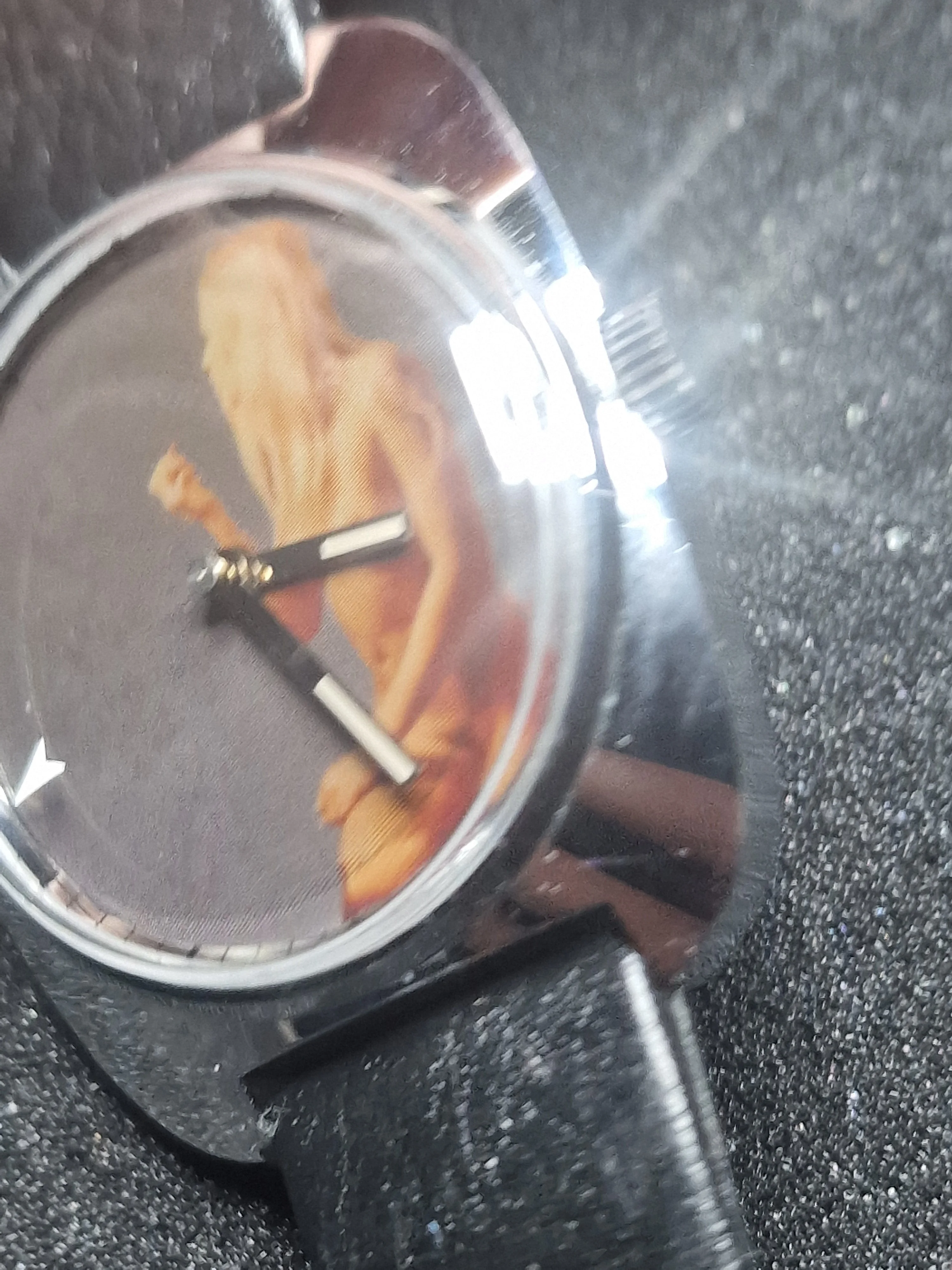 Rare Vintage Erotic Watch – Swiss Made – Hand-Wound – 1970s – Patented Animation - 4