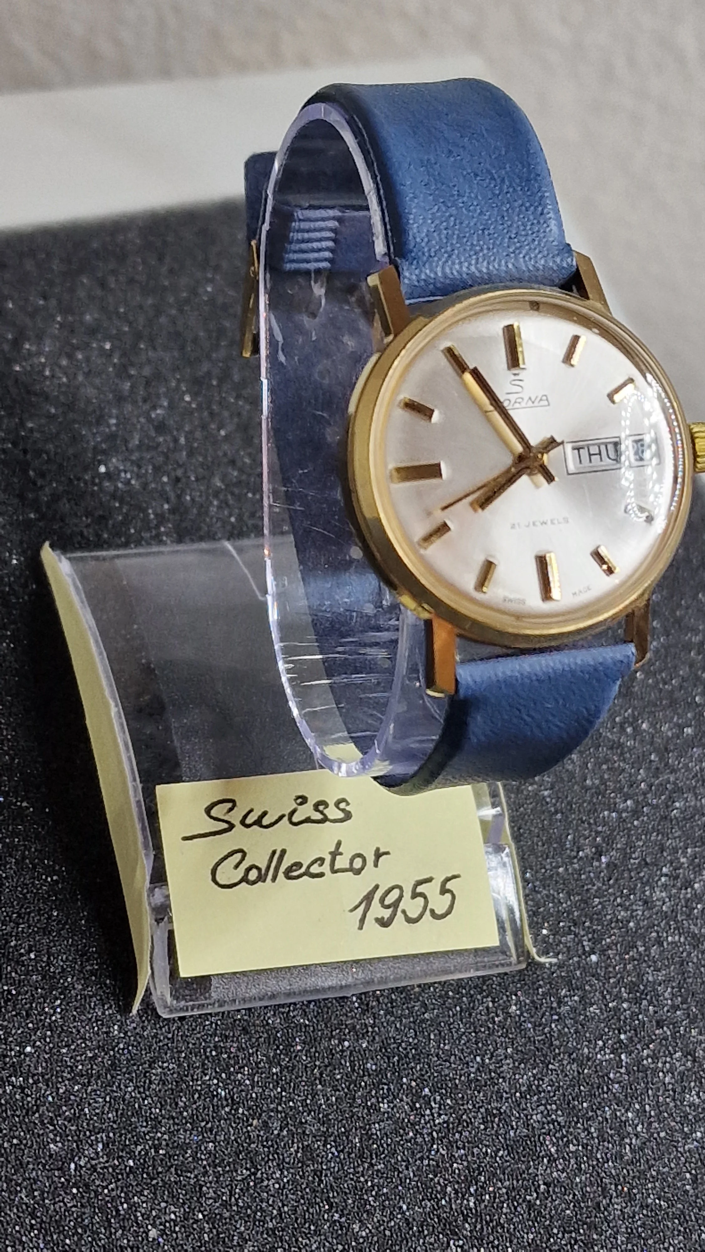 Rare Vintage Watch "SORNA" – Swiss Made, Hand-Wound, 1950s/60s, Unworn Old Stock 2