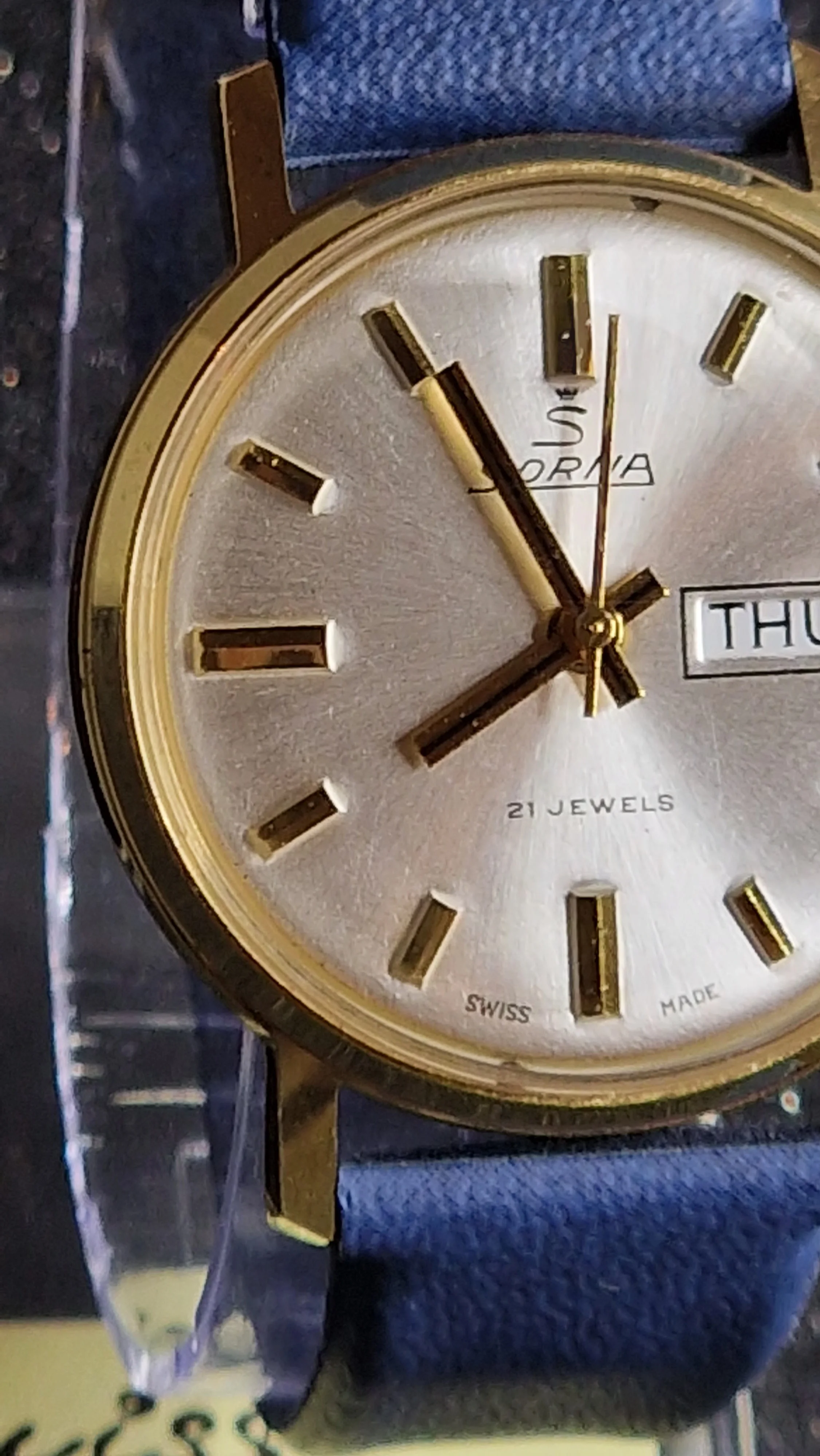 Rare Vintage Watch "SORNA" – Swiss Made, Hand-Wound, 1950s/60s, Unworn Old Stock 4