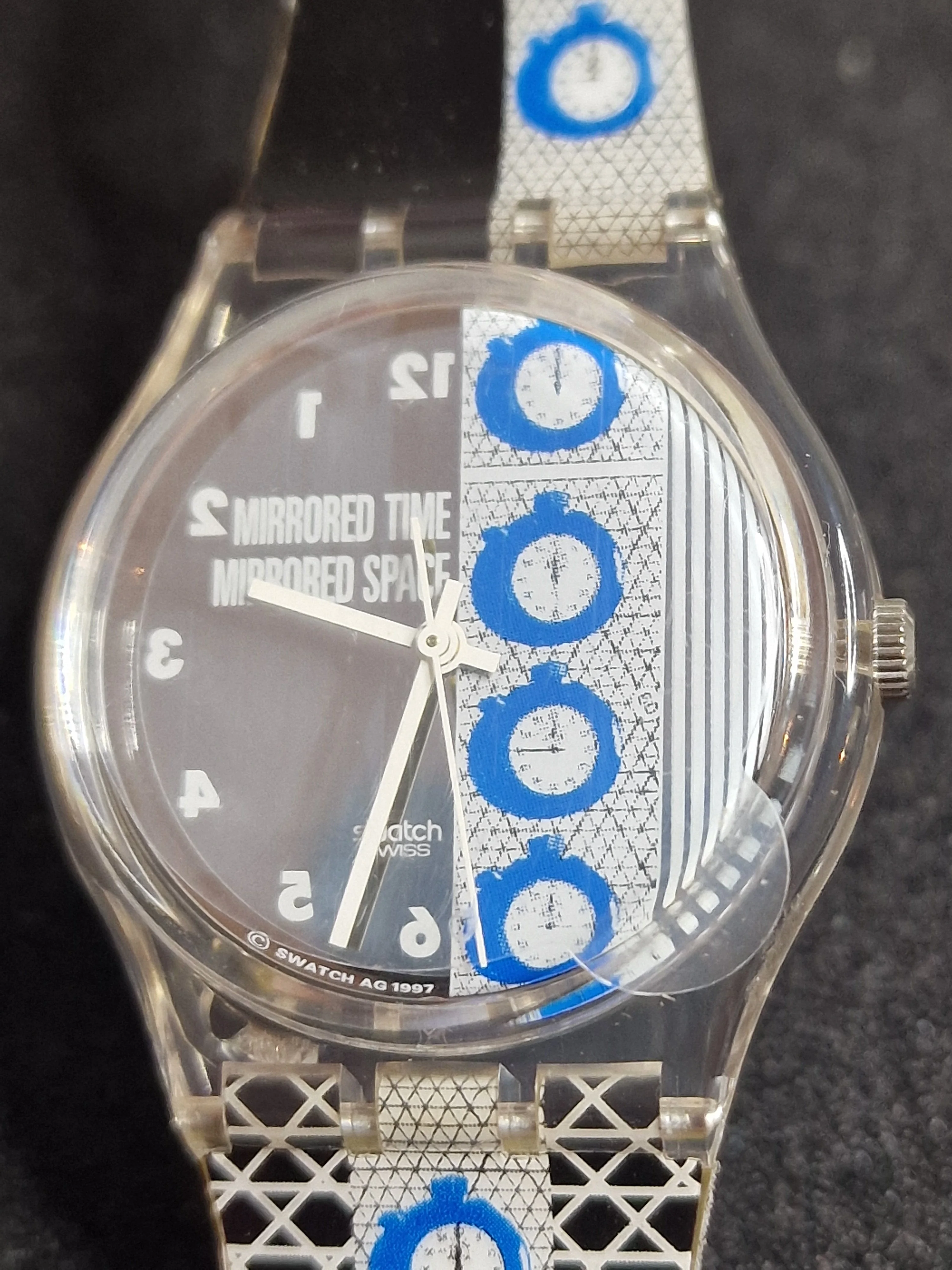 Swatch Special Artist GK271 "TIME 4" by Laura Grisi (1997) – New & Unworn – Limited Edition 🎨🕒 4