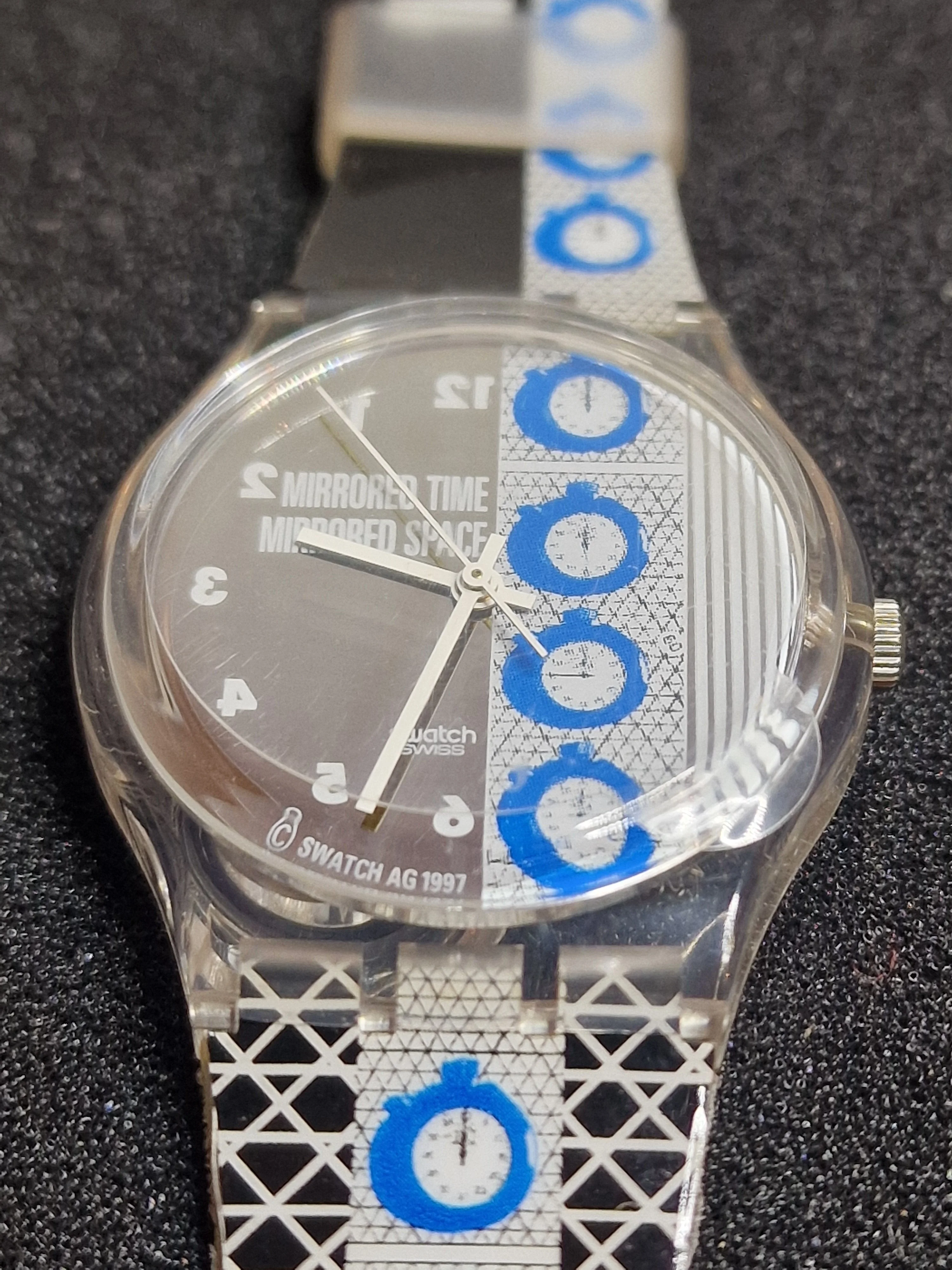 Swatch Special Artist GK271 "TIME 4" by Laura Grisi (1997) – New & Unworn – Limited Edition 🎨🕒 9